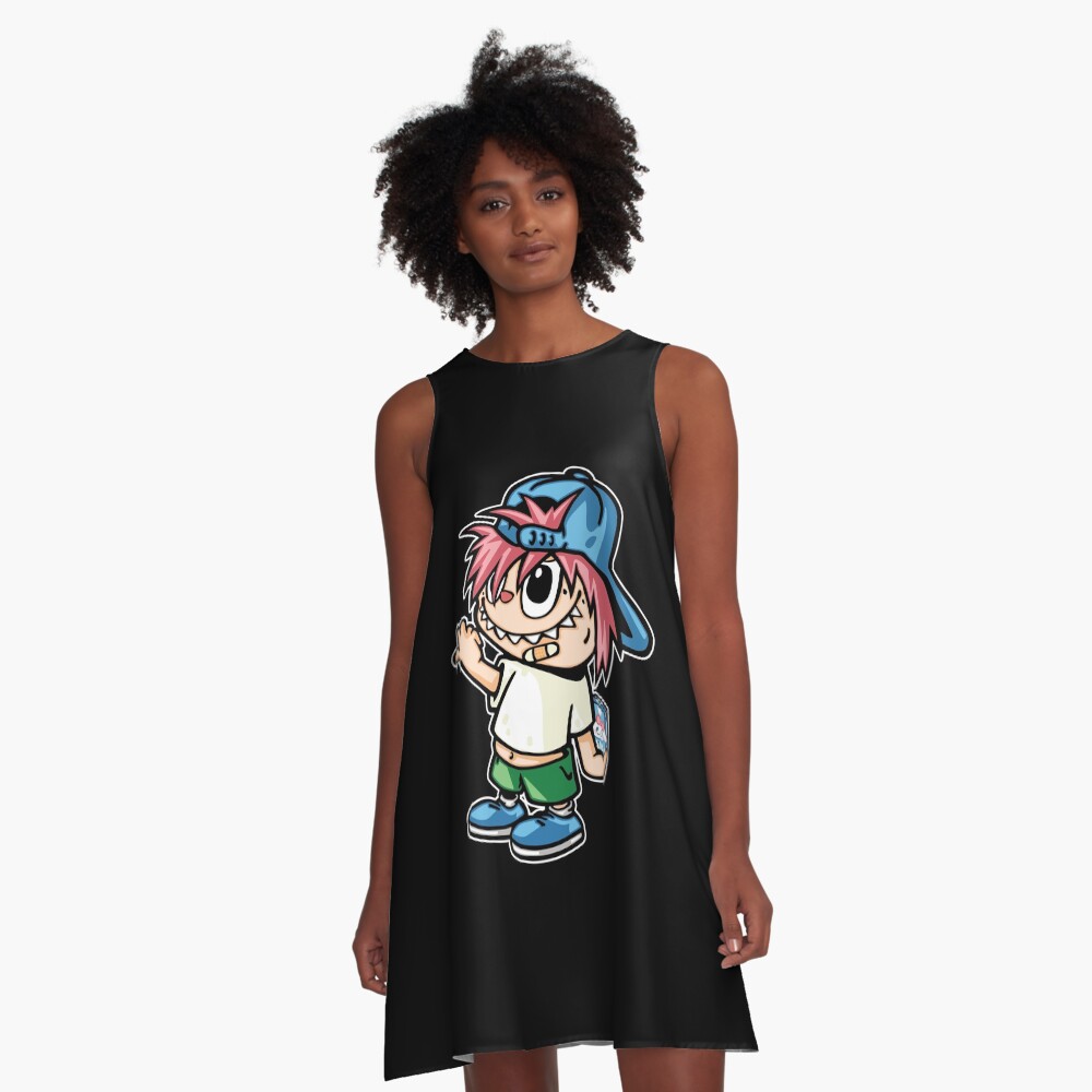 UG Labubu (fav band) A-Line Dress, Gift for Her