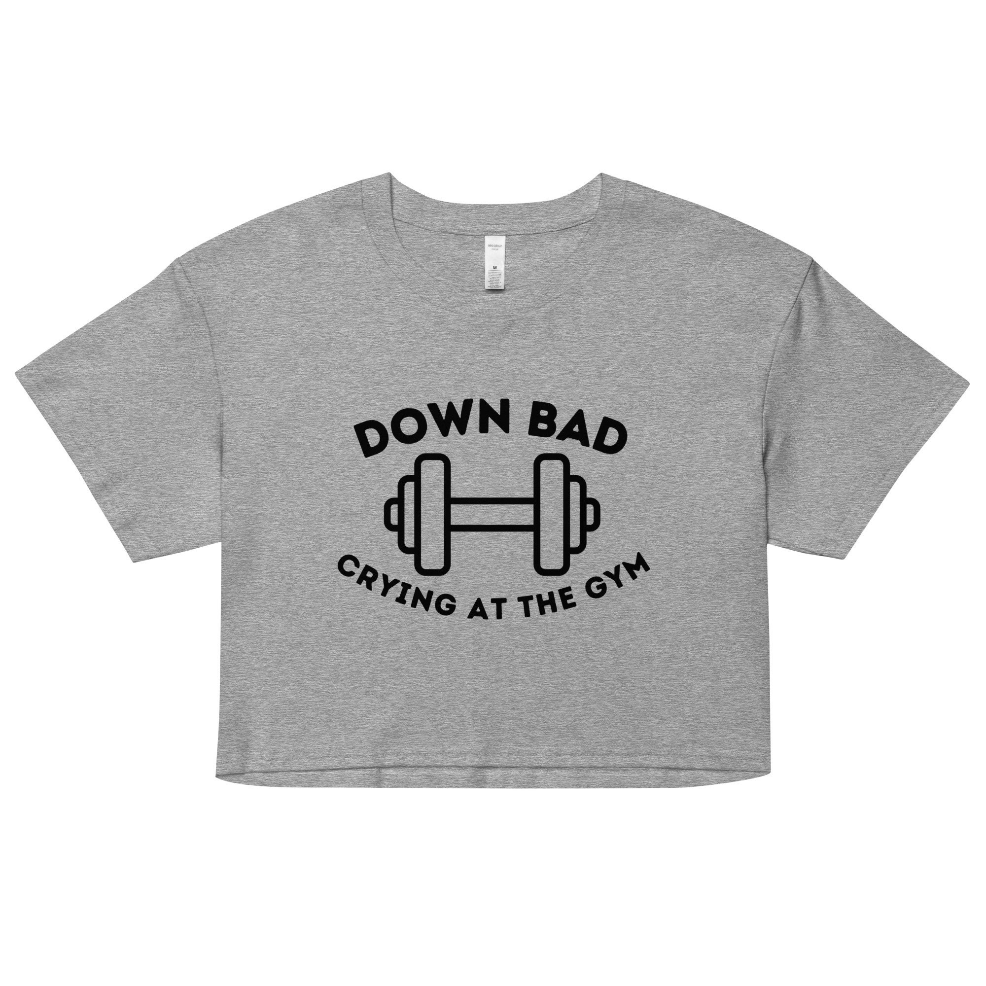 Down bad crying at the gym Baby tee Swift inspired