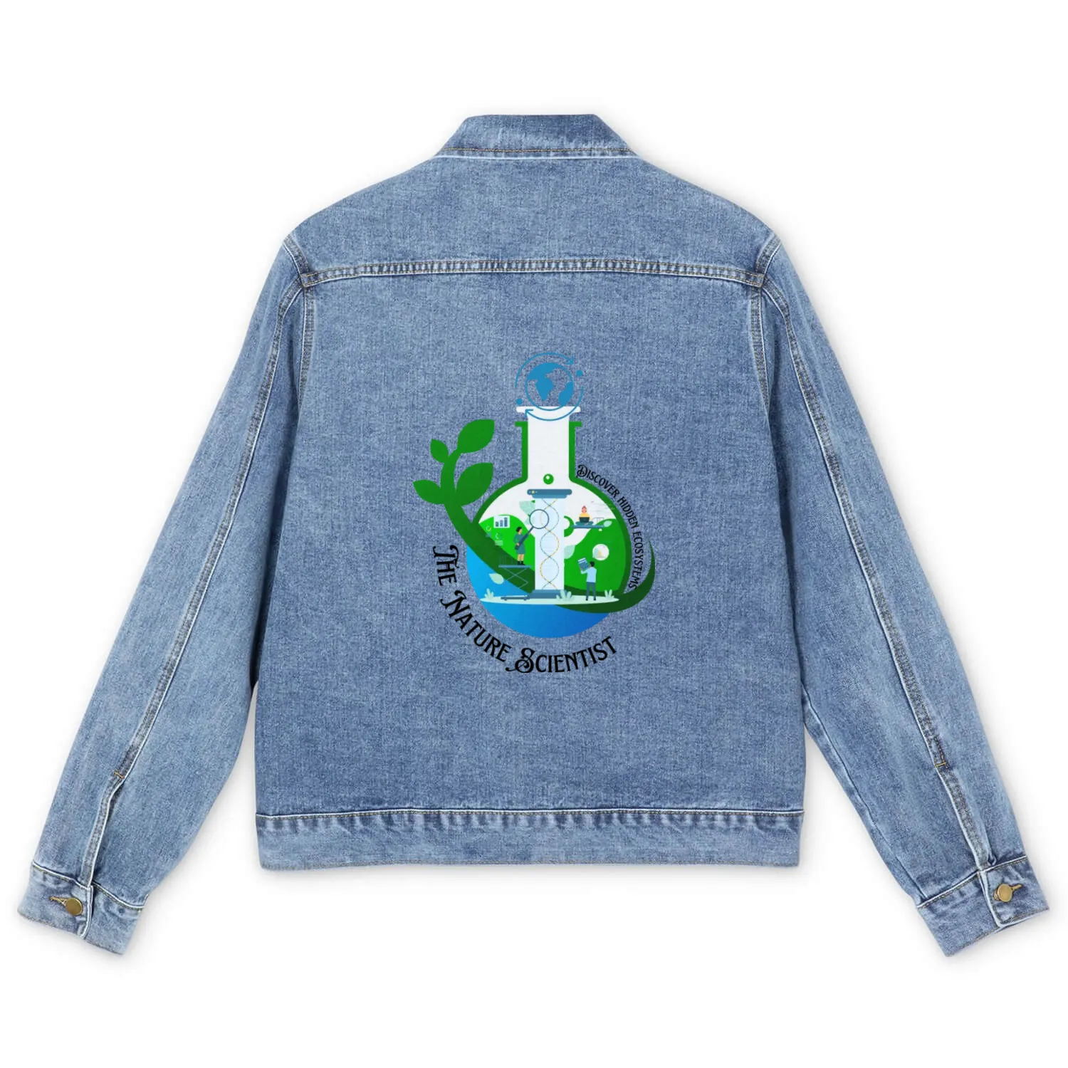 Nature scientist Men's Denim Jackets