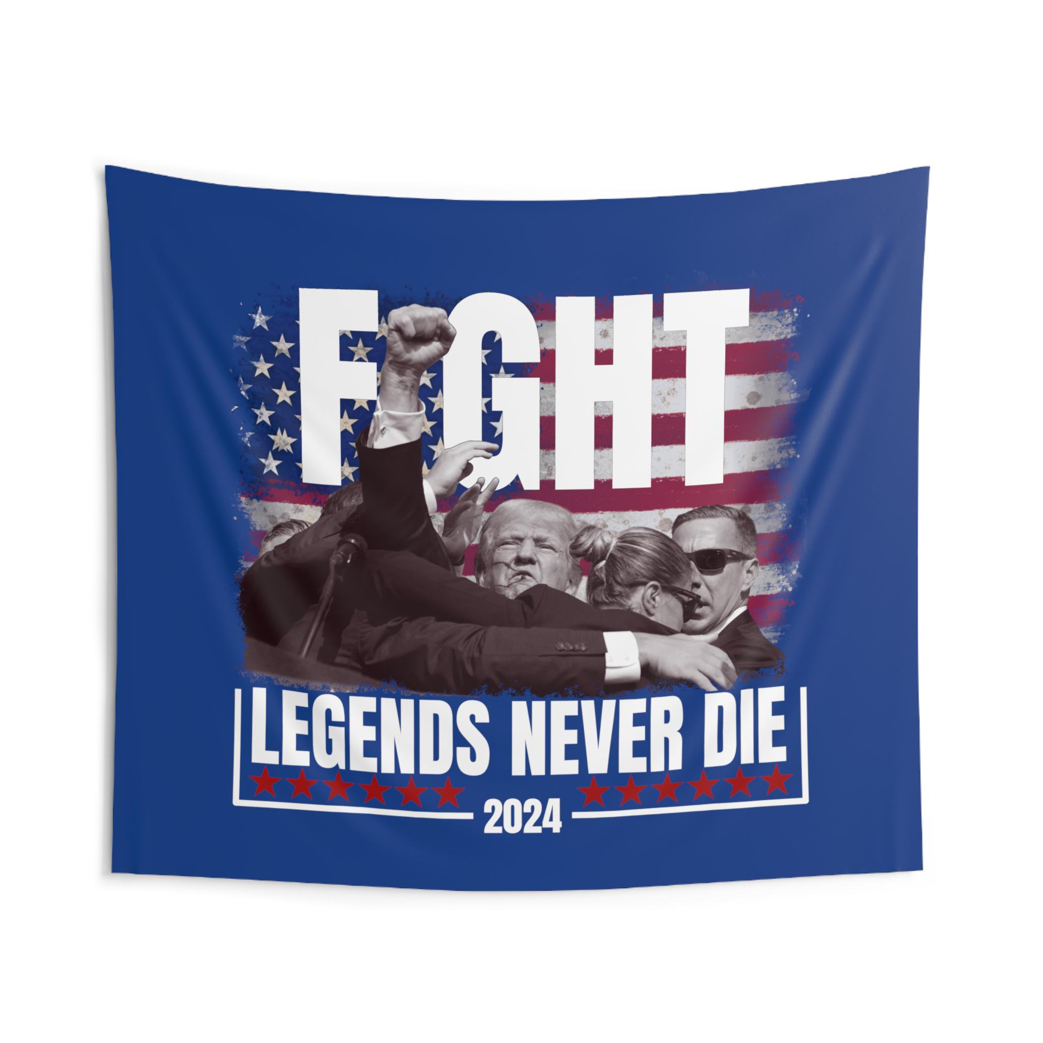 Trump "Legends Never Die Tapestry"