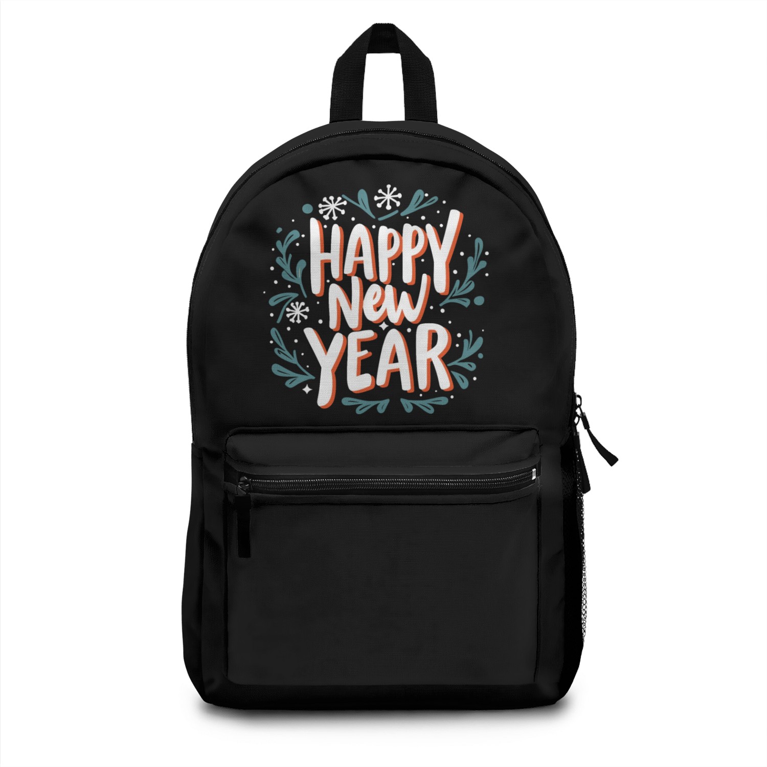 Happy New Year Typography design Backpacks