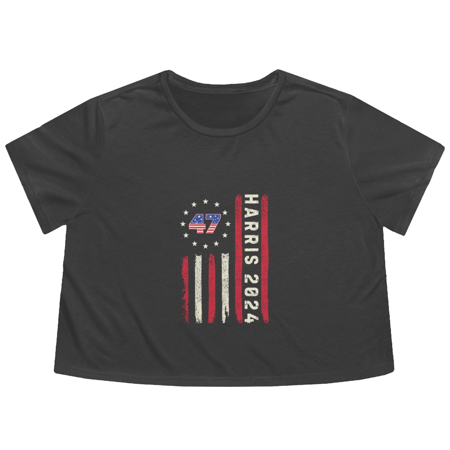 Kamala Harris For President 2024 Flowy Cropped Tees