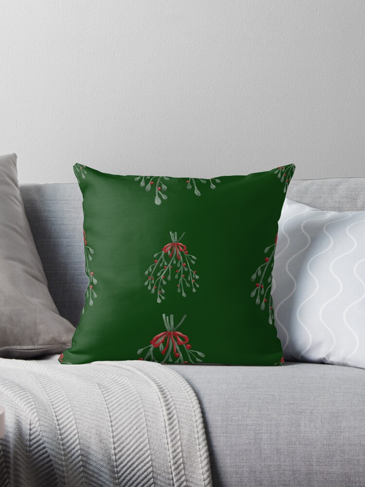 Green Christmas Amelia Pillow