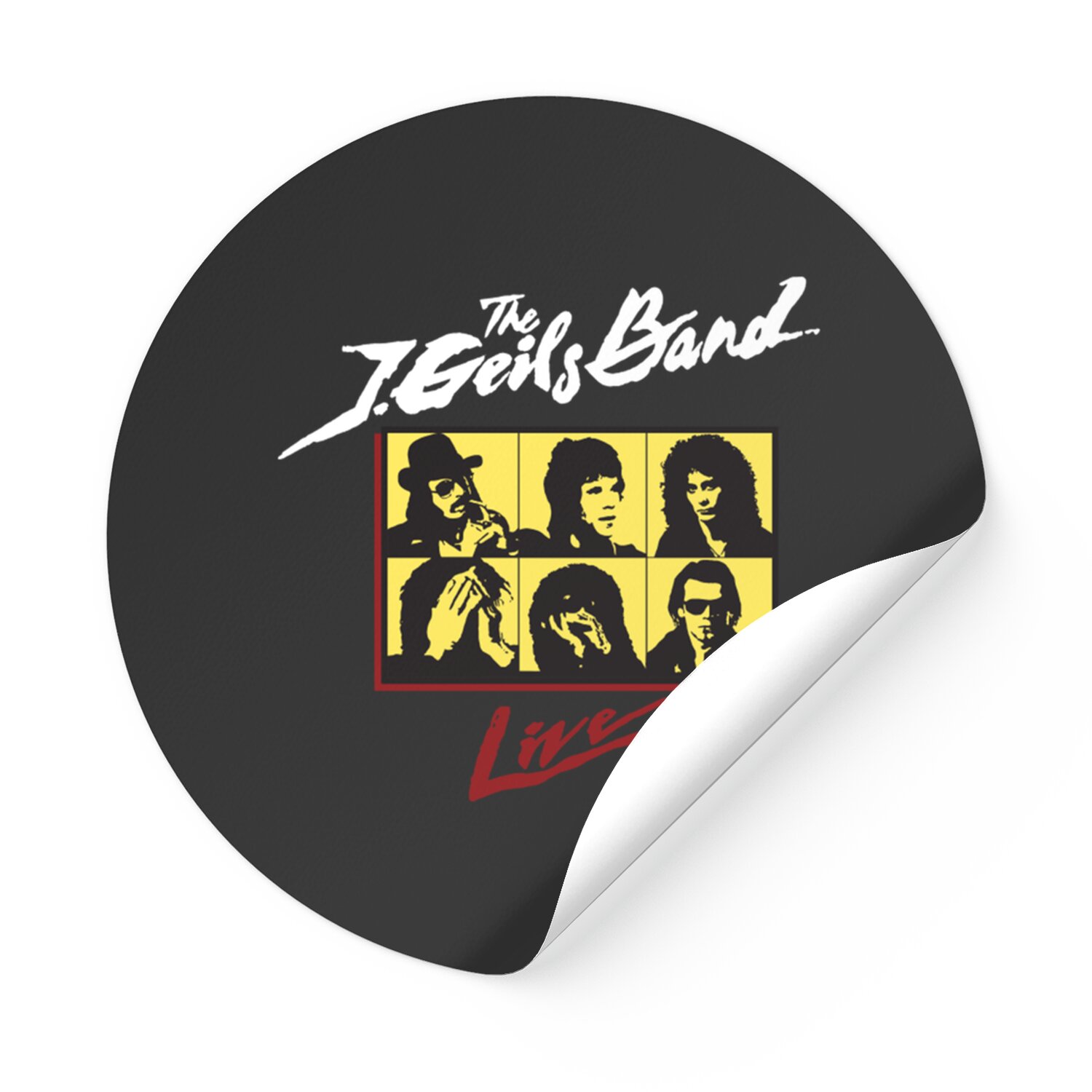 J. Geils Band - Live - J Geils - Stickers