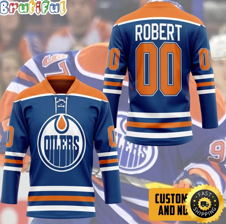 Personalized Nhl Edmonton Oiler Hockey Jersey For Fans Nhl Hockey Jerseys