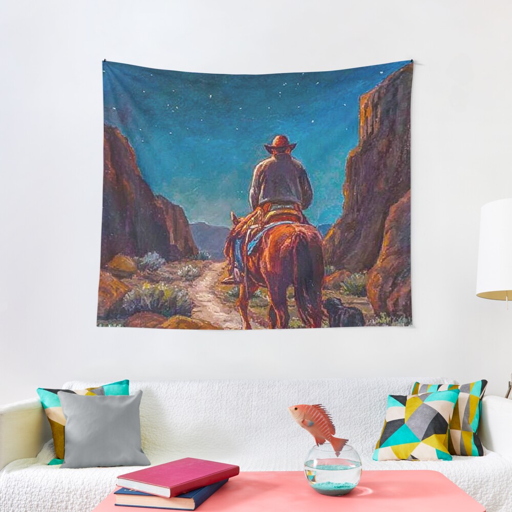 fwc 5130 old west wild cowboy Tapestry