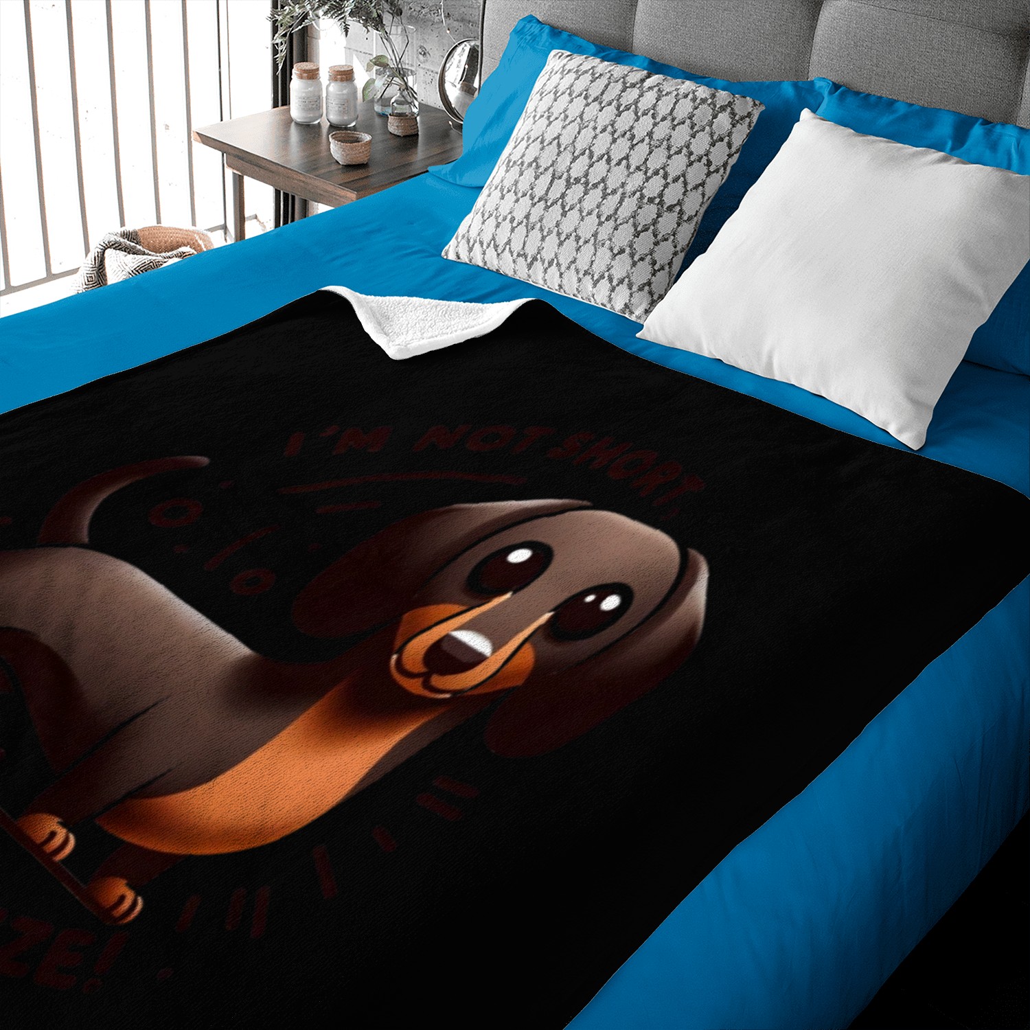Cute Dachshund - Fun-Size Charm Baby Blankets