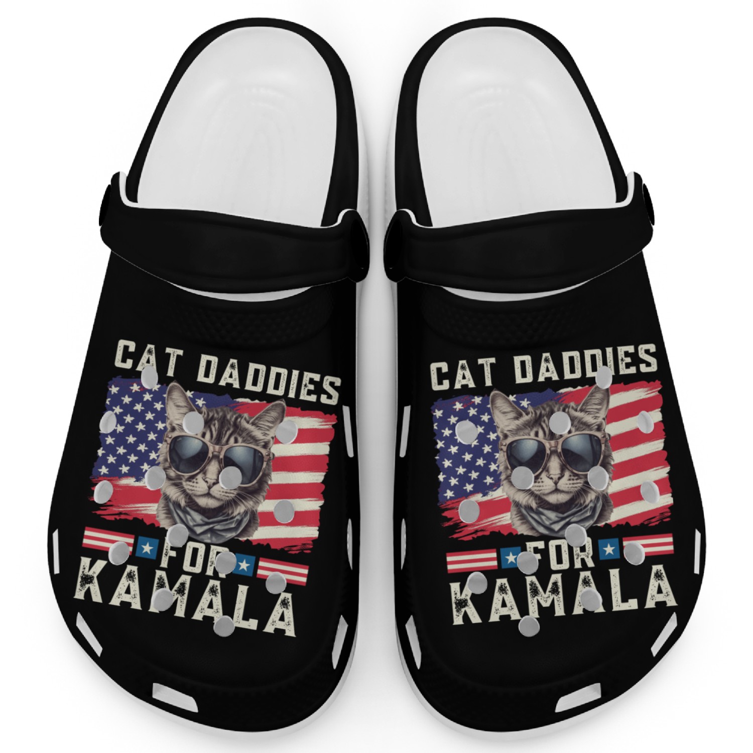 Cat daddies for kamala Harris 2024 Clogs