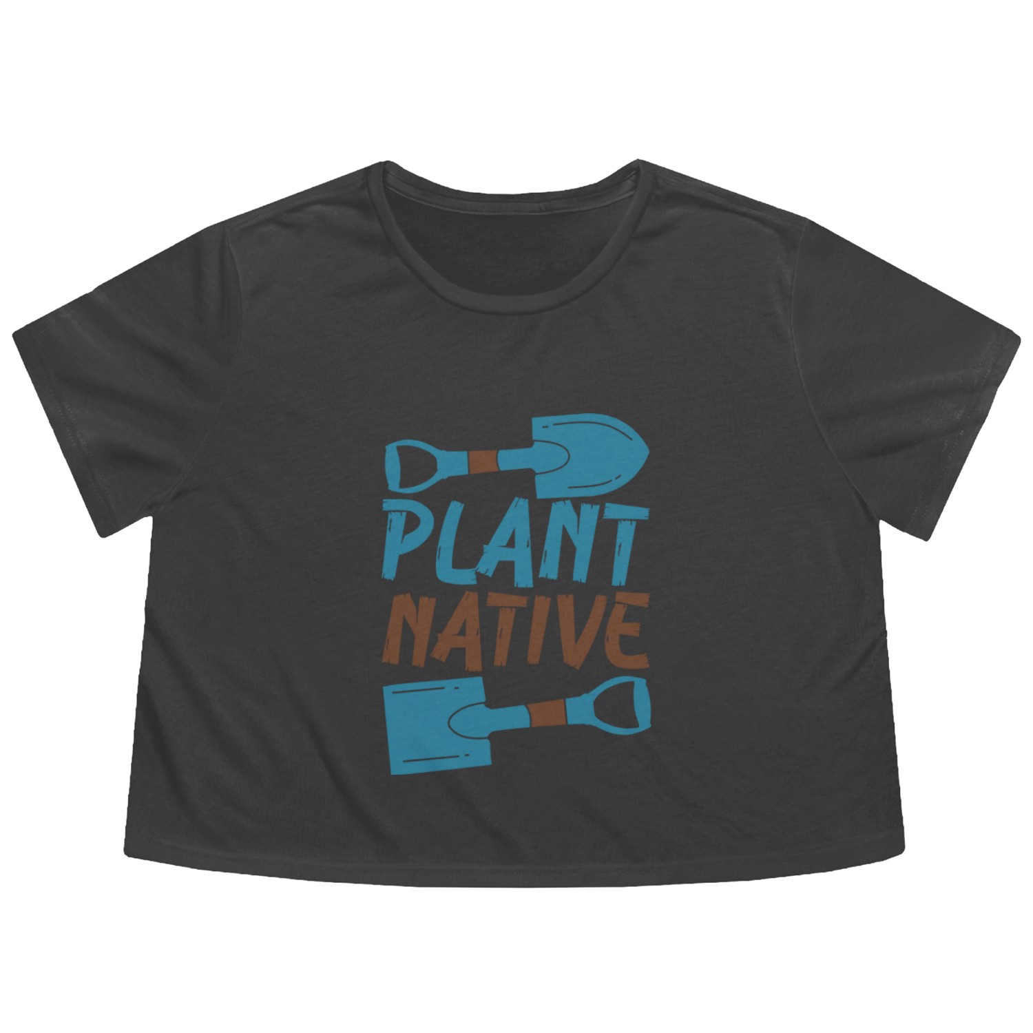 Gardener Plant Native Enthusiast Organic Plants Flowy Cropped Tees