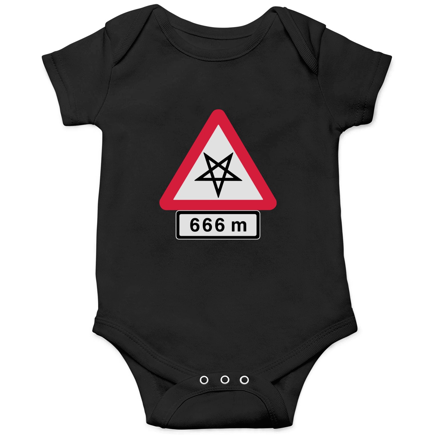 Satanic Road Sign Onesies