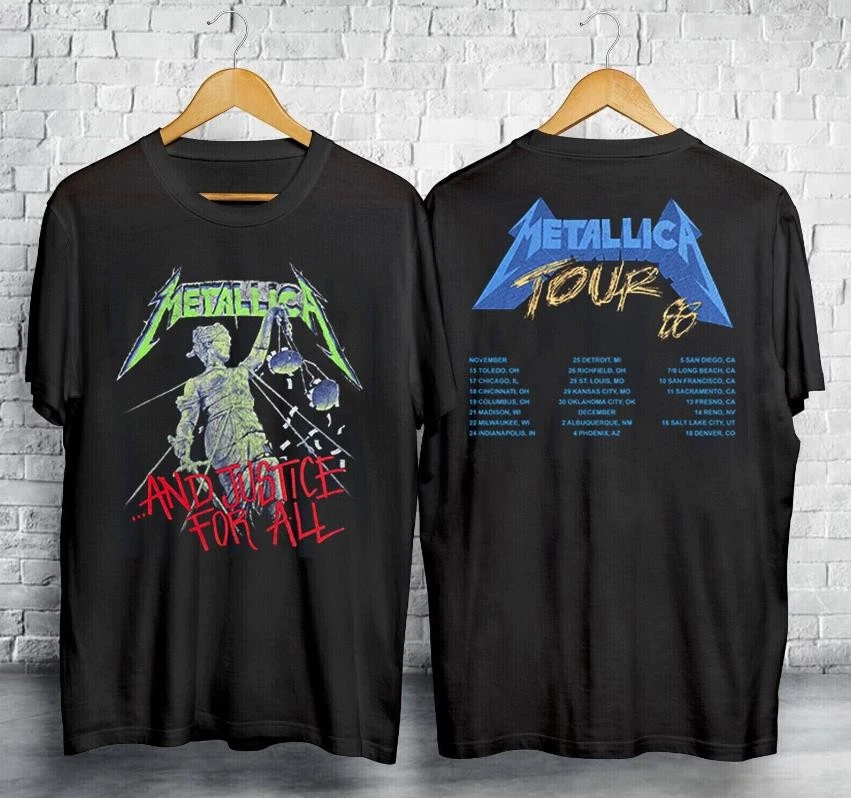 Metalljjca And Justice For All Tour T-Shirt