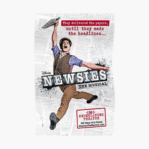 Newsies Original Premium Matte Vertical Poster