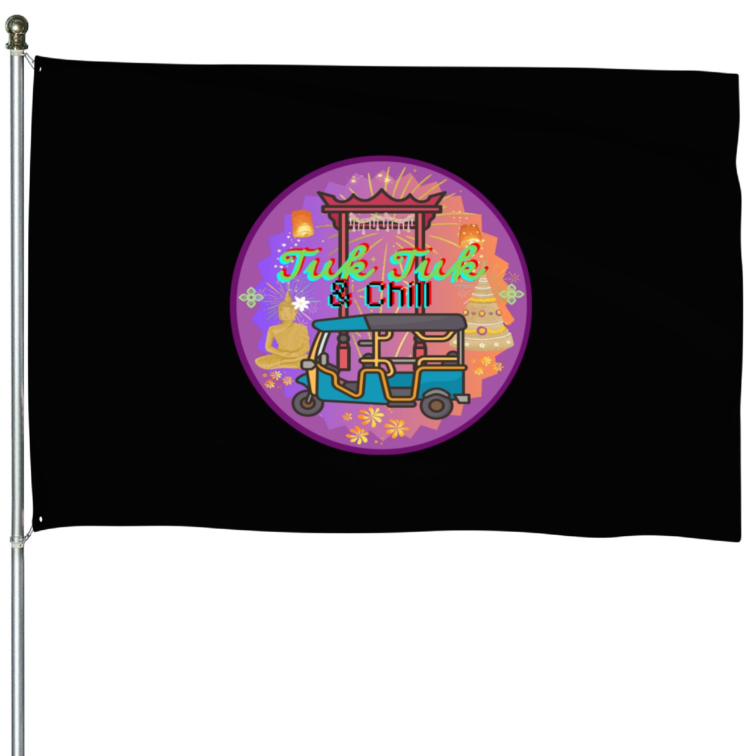 Tuk Tuk and chill ! House Flags