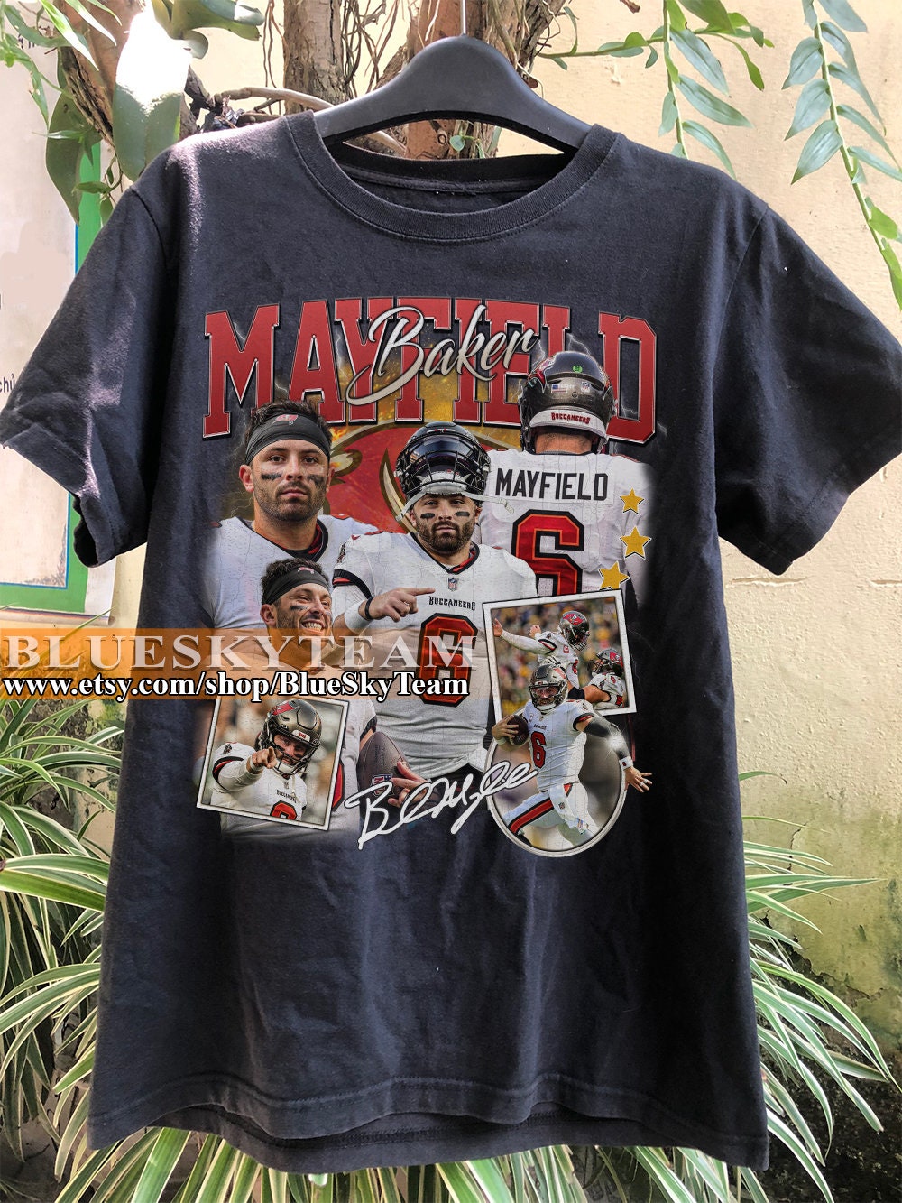 Baker Mayfield Football Shirt, Game Day 90s Retro Graphic Tee, Vintage Football Bootleg Gift Unisex Shirt