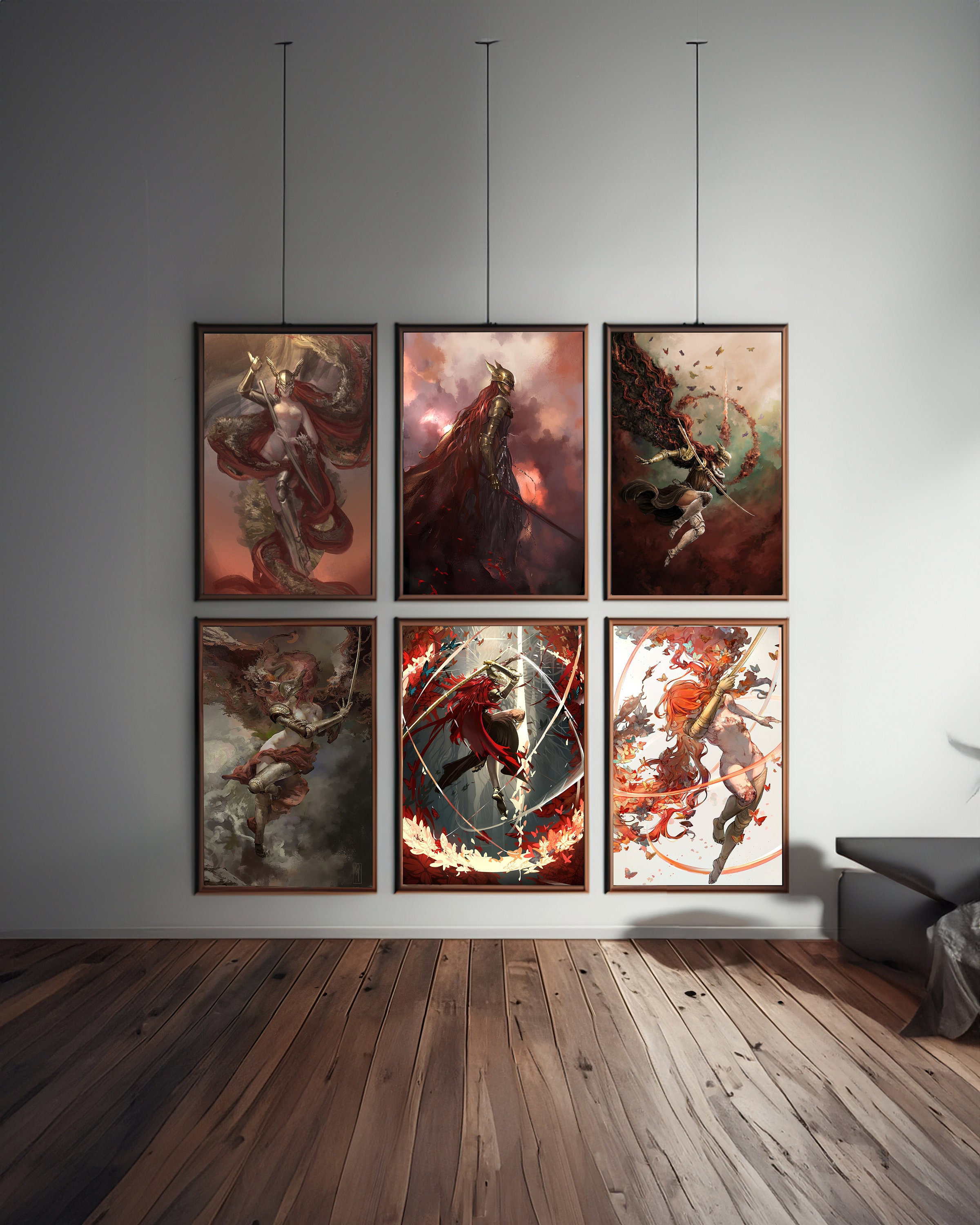 Elden Ring Poster | Video game poster | Gaming Poster | Elden ring print | Malenia blade of Miquella | Game room decor