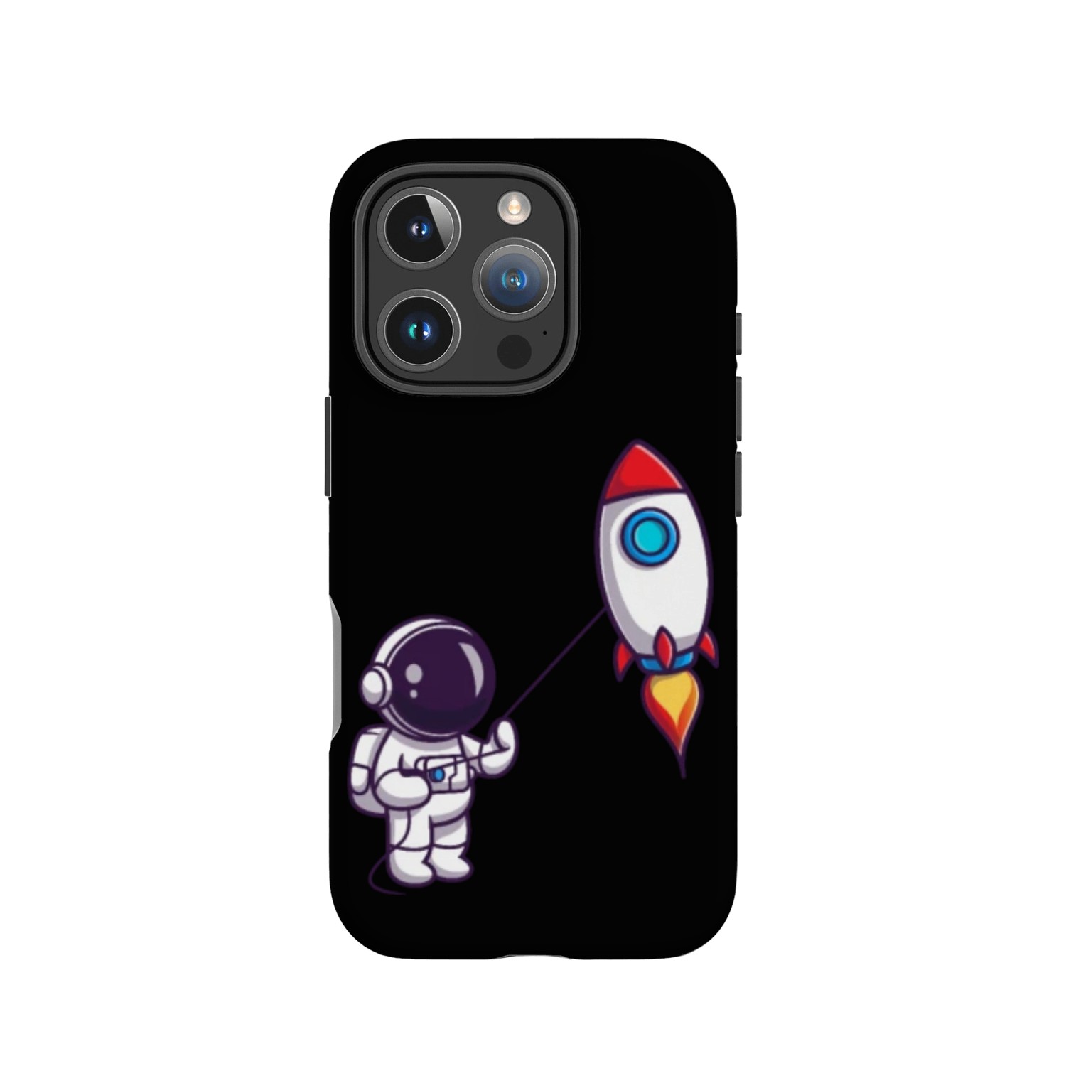 play with rocket balloon IPhone Cases