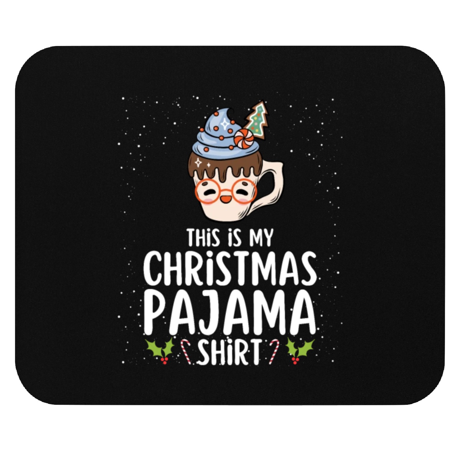 Christmas Pajamas Pajamas Sleep Mouse Pads