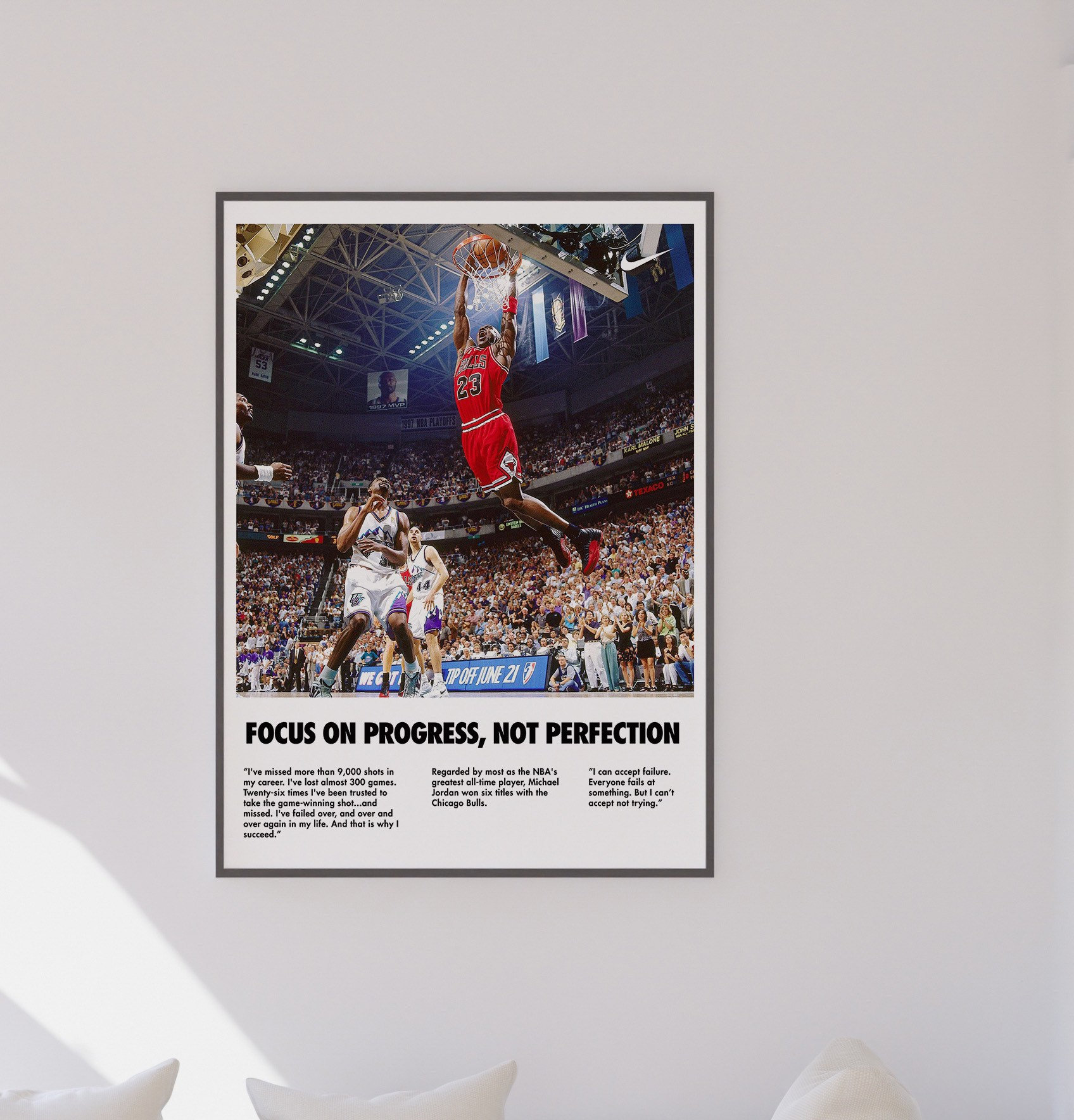Retro Vintage Poster Series | Michael Jordan Poster