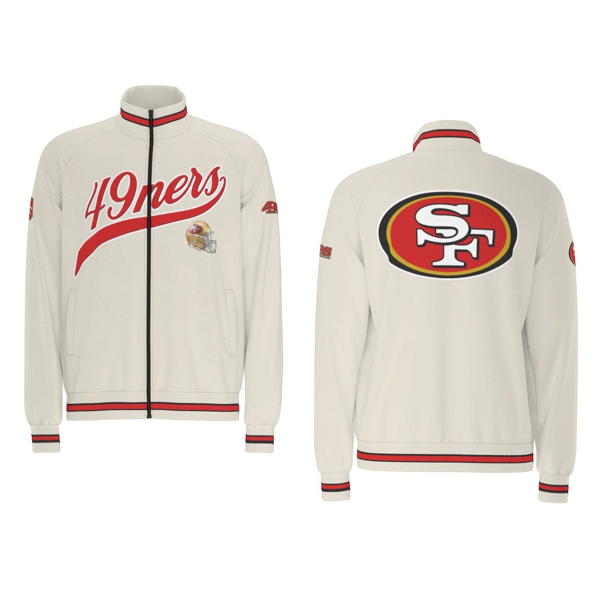 SF 49NER Raglan-Sleeve Stand Collar Jacket