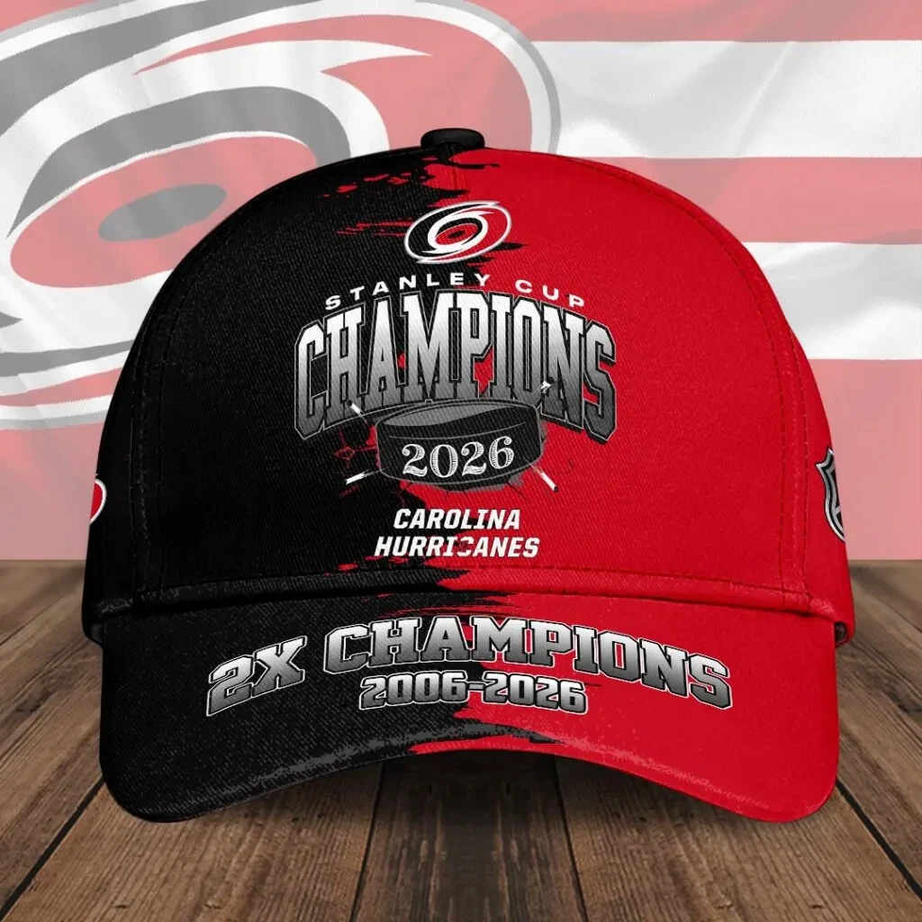 Hurricanes 2026 Stanley Cup Champions Cap Classic Cap