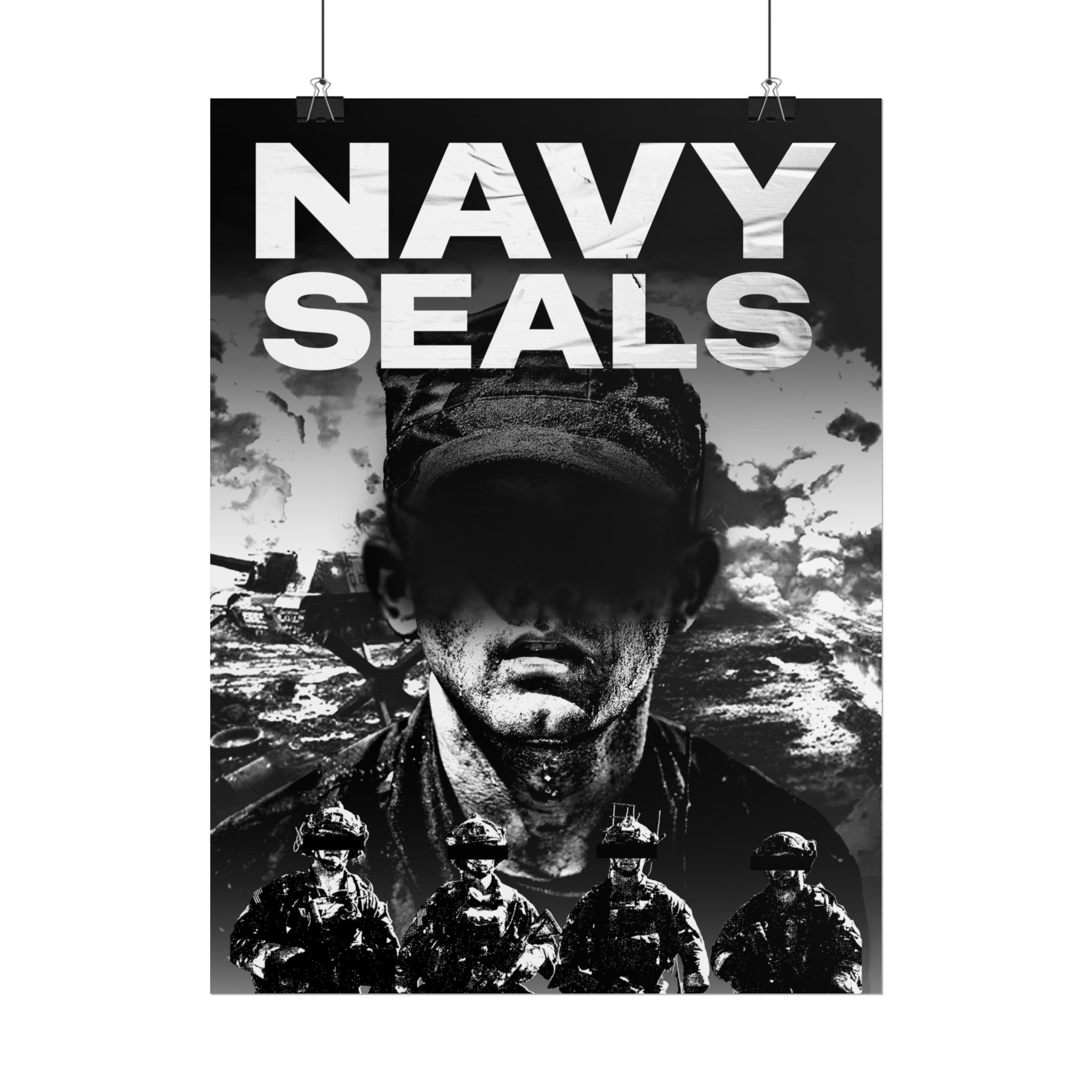 Navy Seals Poster | Music Poster | Album Cover Poster | Wall Decor | Music Gift | Room Decor