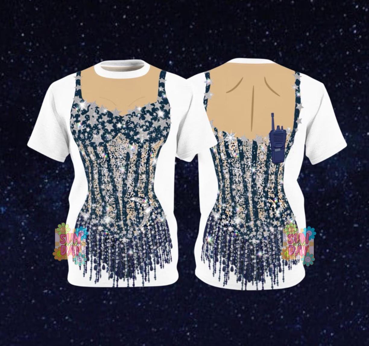 Moonstone Eras Bodysuit T-shirt Dress, Halloween Outfit, Christmas Gift