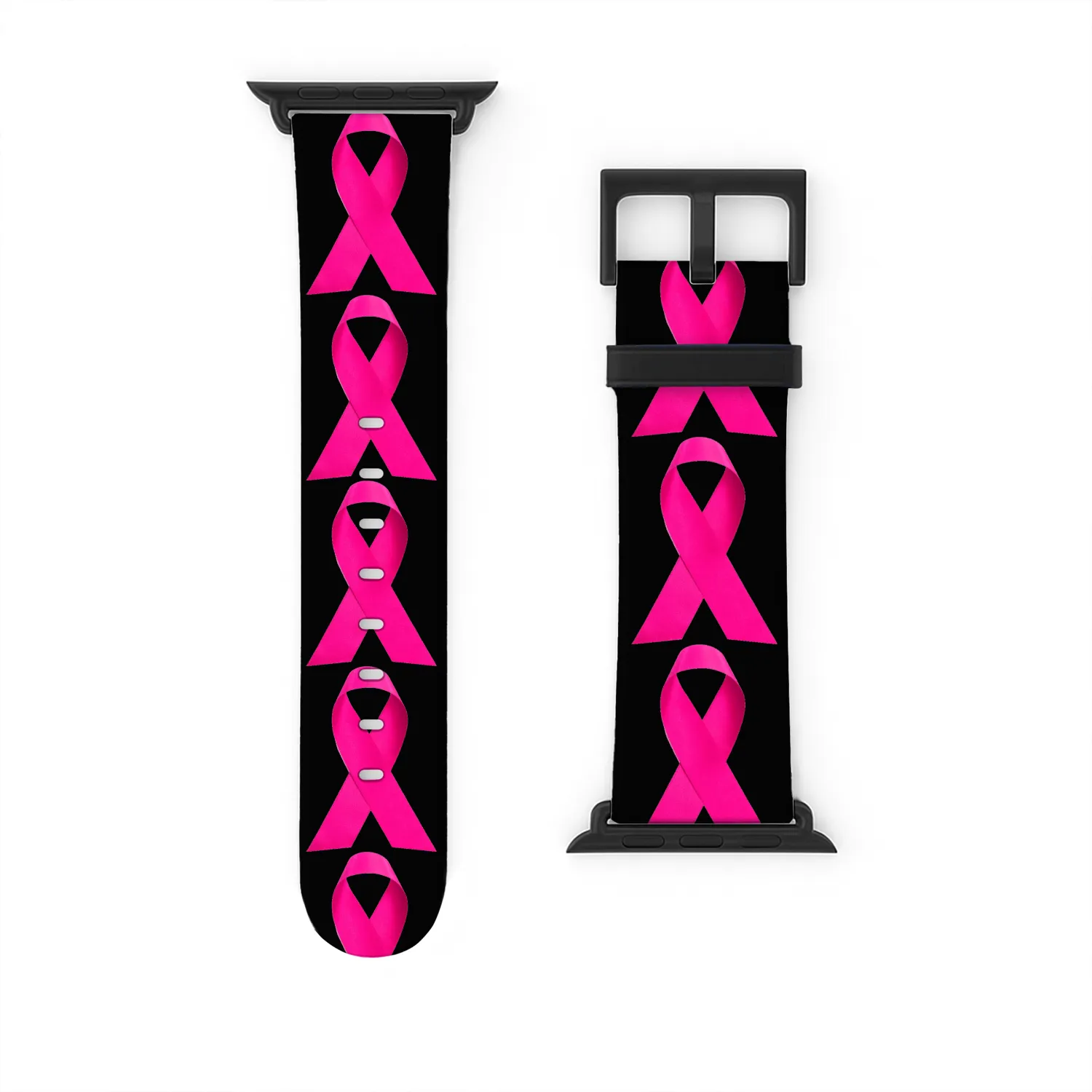 Breast Cancer Awareness Ribbon Watch Bands For Apple Watch