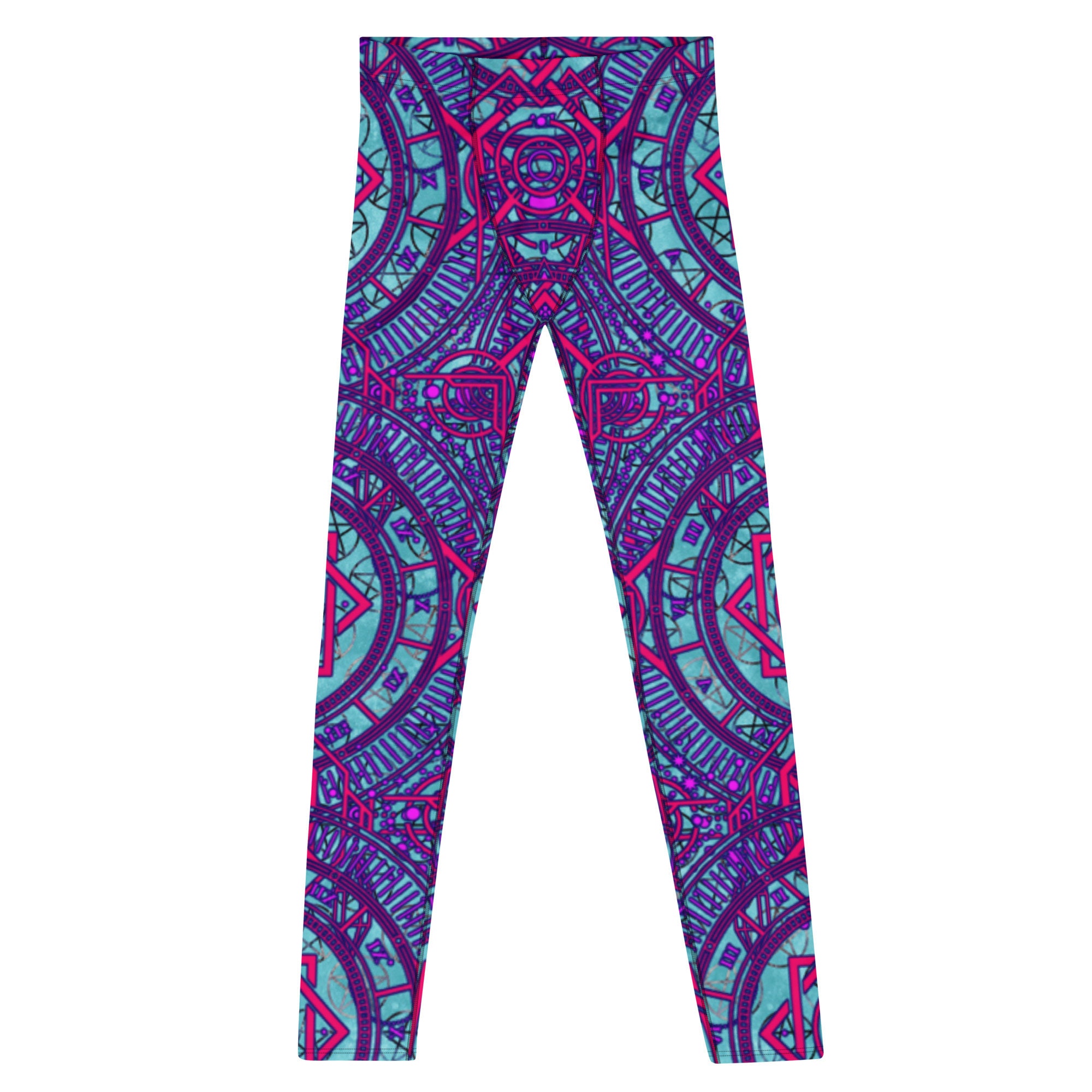 Men's Leggings, Sacred Geo, Men's Leggings