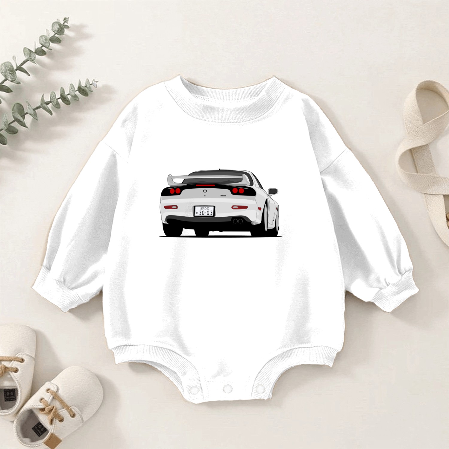 Mazda RX7 Baby Romper Sweatshirts