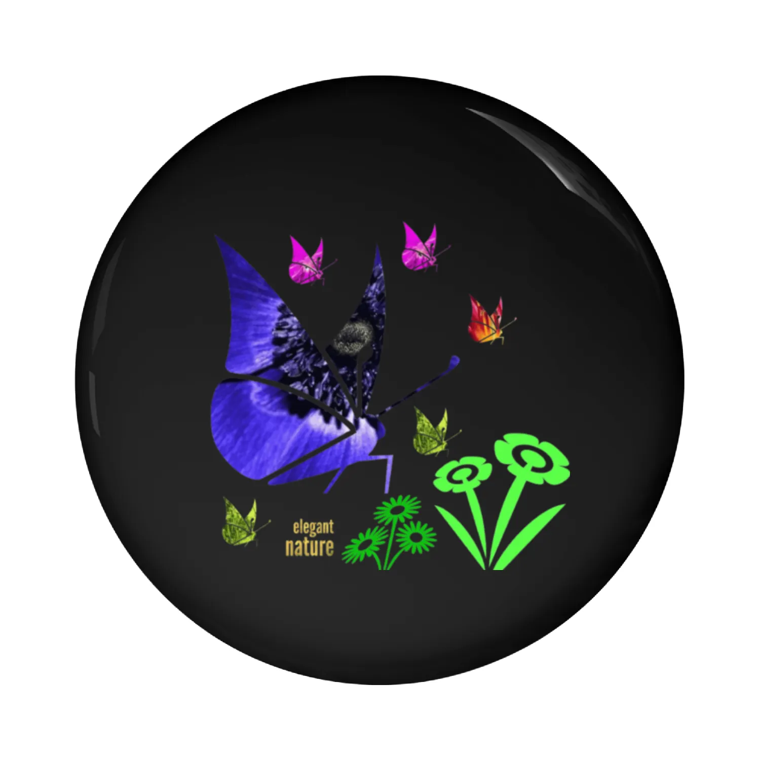 Elegant nature Pin Buttons