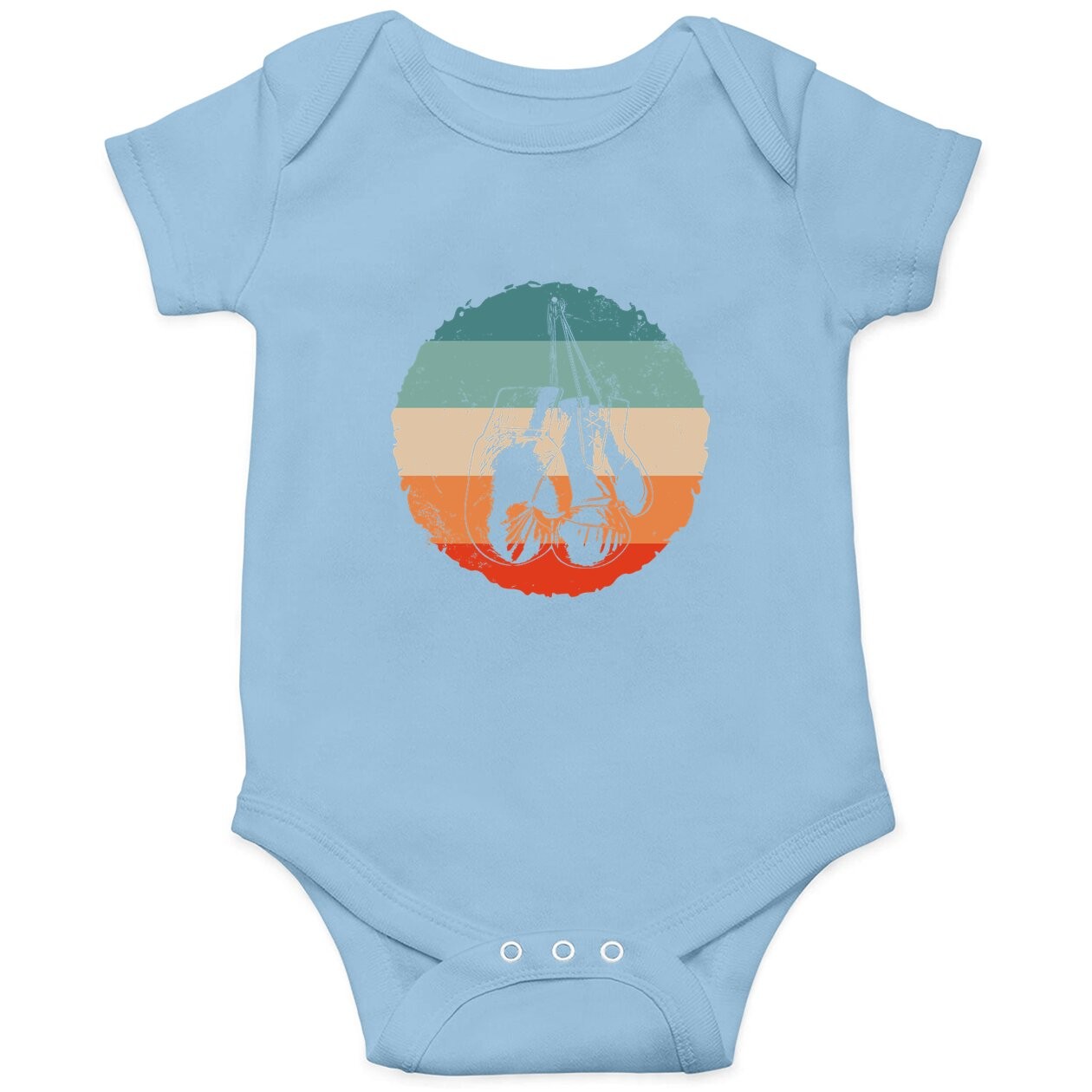 Retro Vintage Boxing Lover Boxing Fan Gift Baby Bodysuit