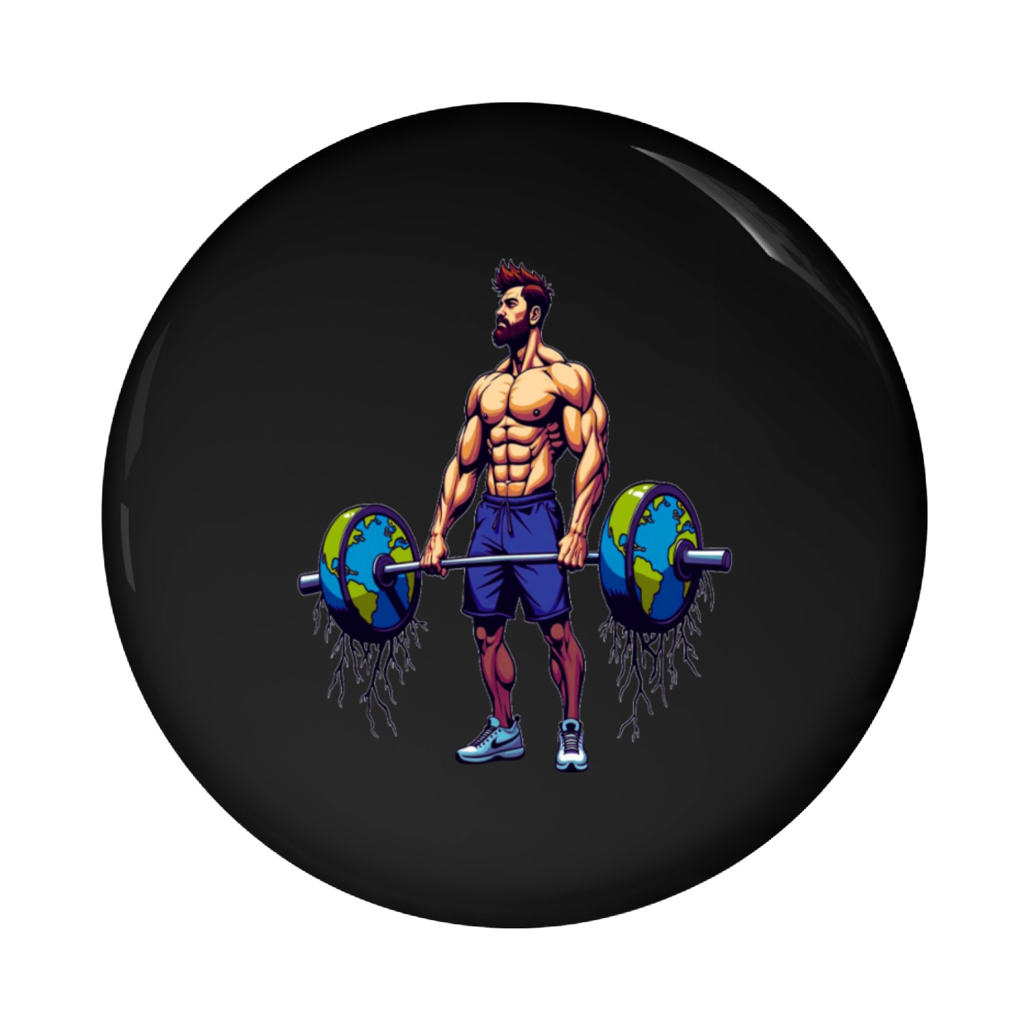 Pin Buttons - Earth’s Weight, Man’s Strength