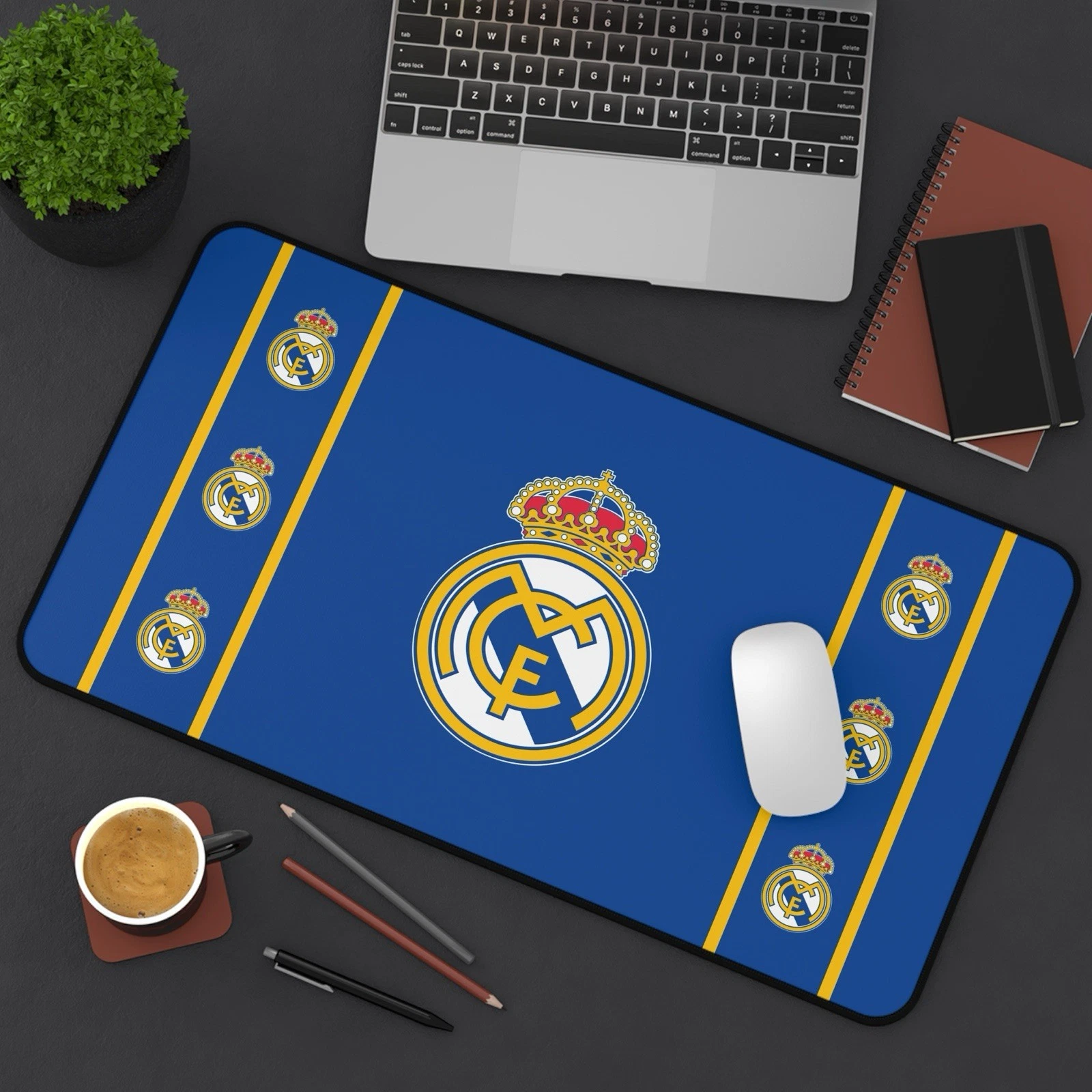 Real Madrid fc Desk Mat Laptop calcio mouse pad, Gamer Mousepad