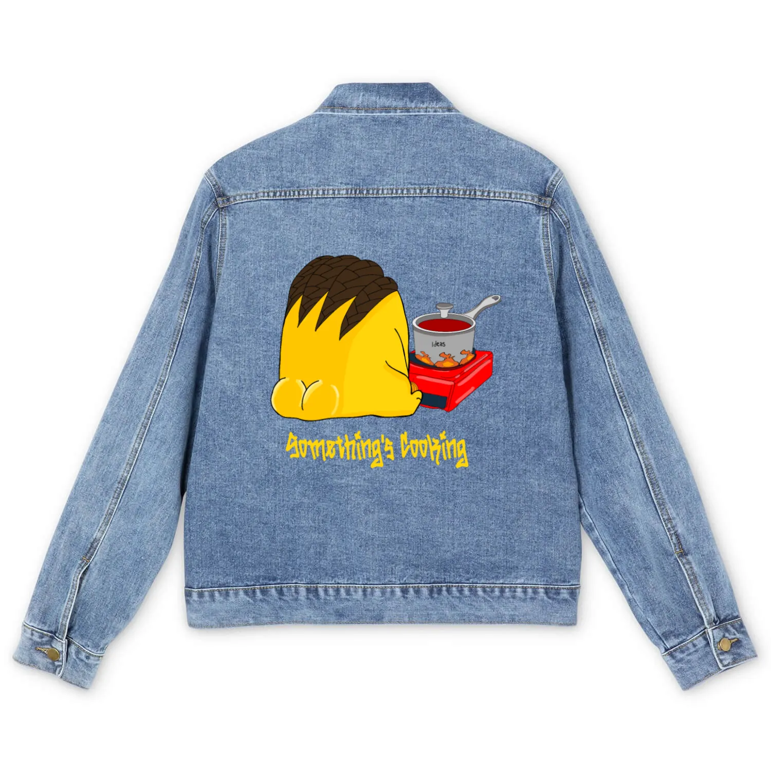 somethings cooking Men's Denim Jackets