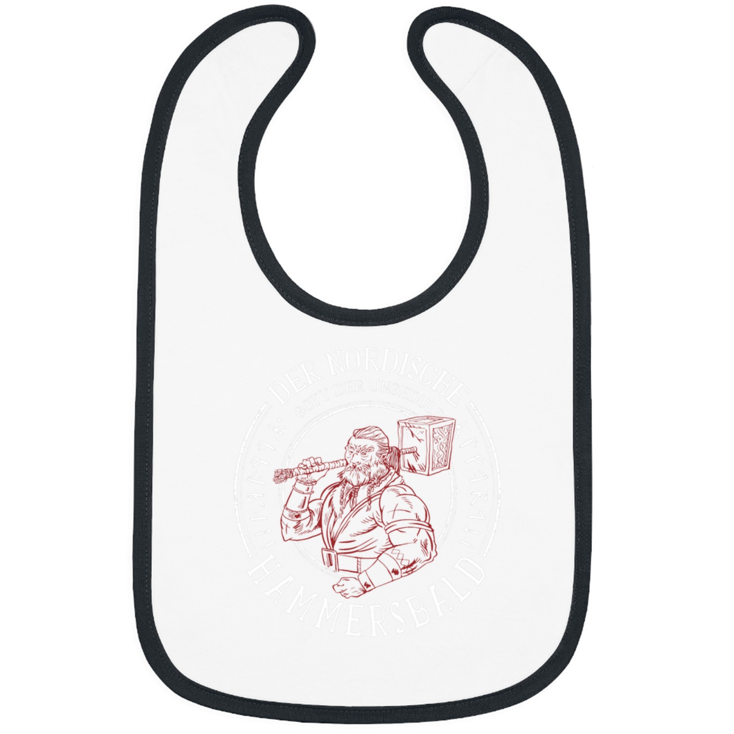 Walhalla Compass Vegvisir Viking Celts German Hamersbald 7 Bibs