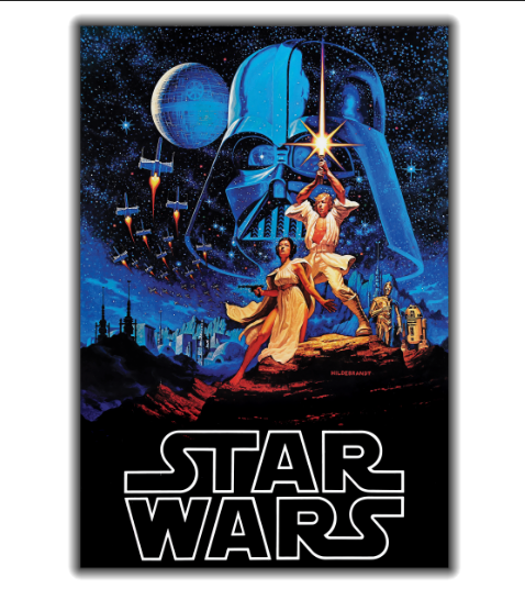 Star Wars Galaxy Poster - Premium Matte Vertical Design