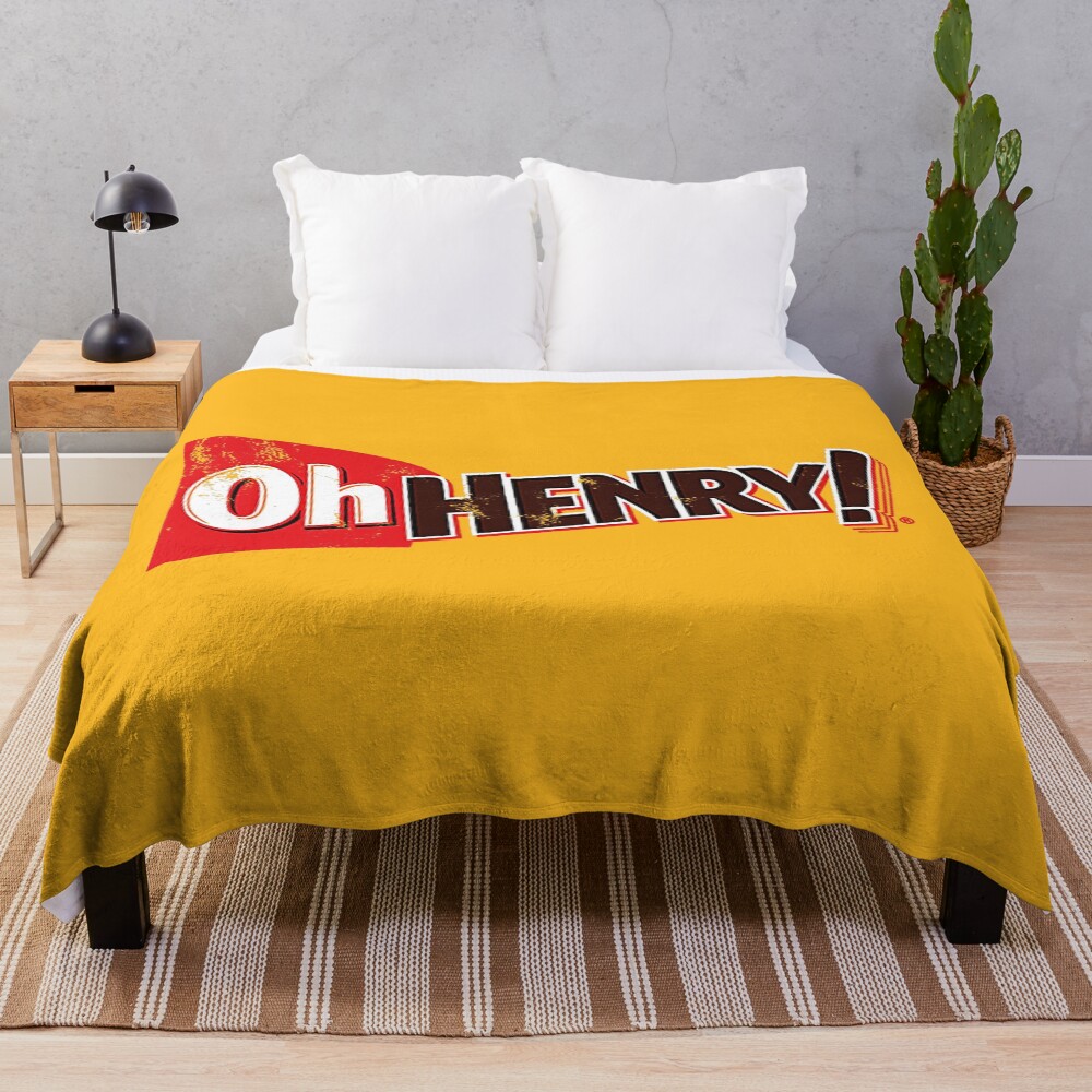 Oh Henry T-Shirt Throw Blanket