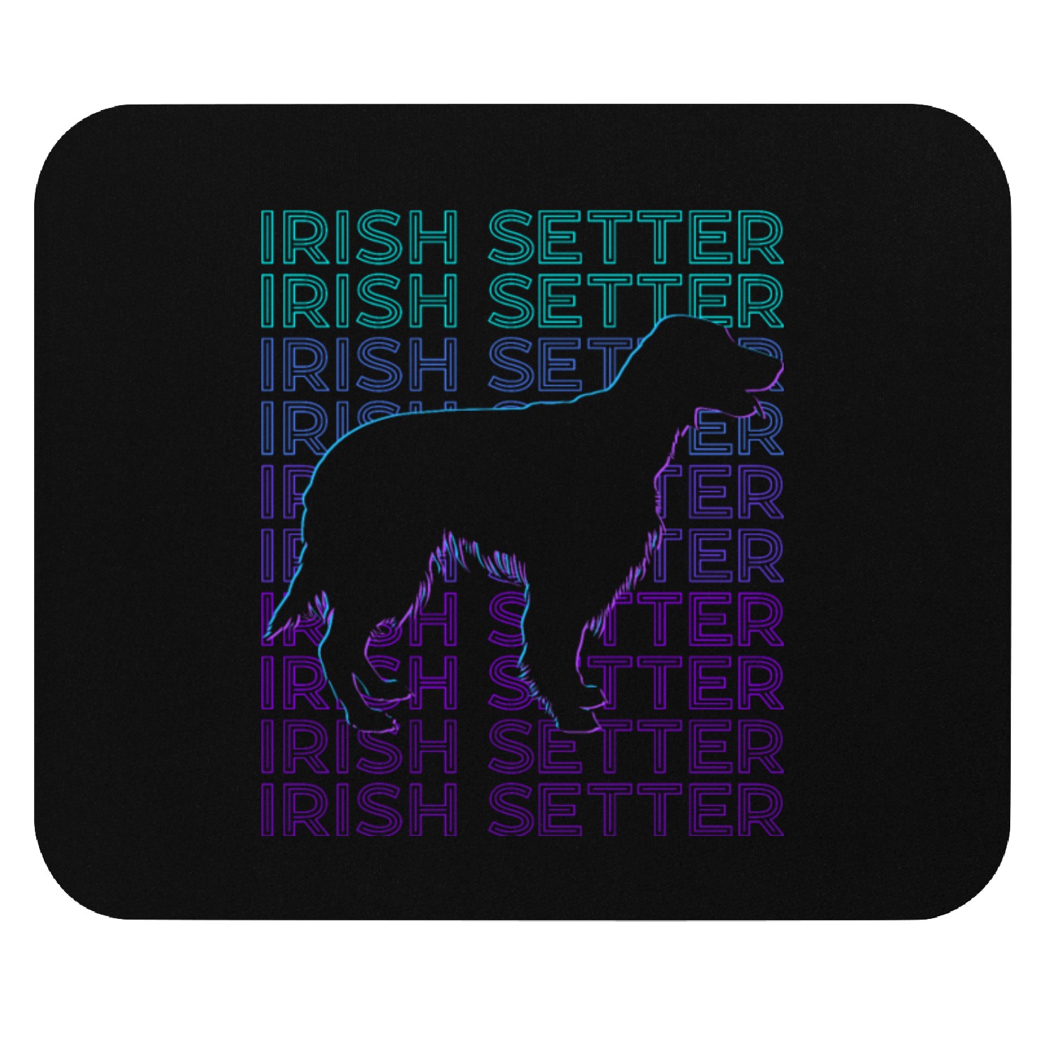 Irish Setter Dog Retro Mouse Pads