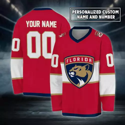 Personalized Florida Panthers Ice Hockey Shirt, Game Day Shirt For Men Women