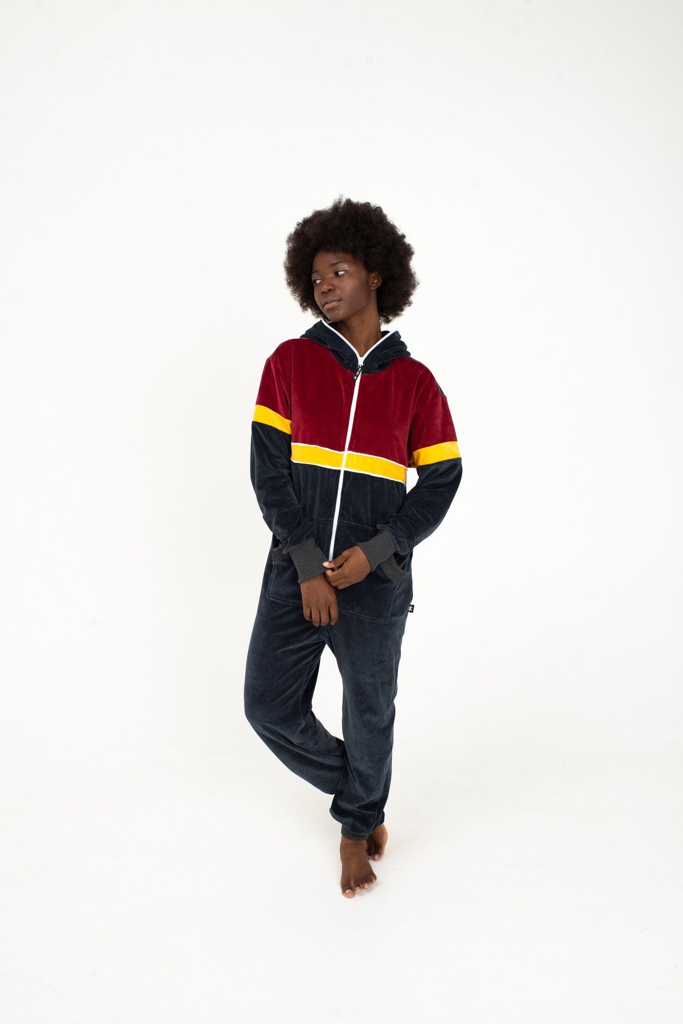 KC Men's Hooded Jumpsuit | Christmas Pajama Outfits | Family Matching Pajamas