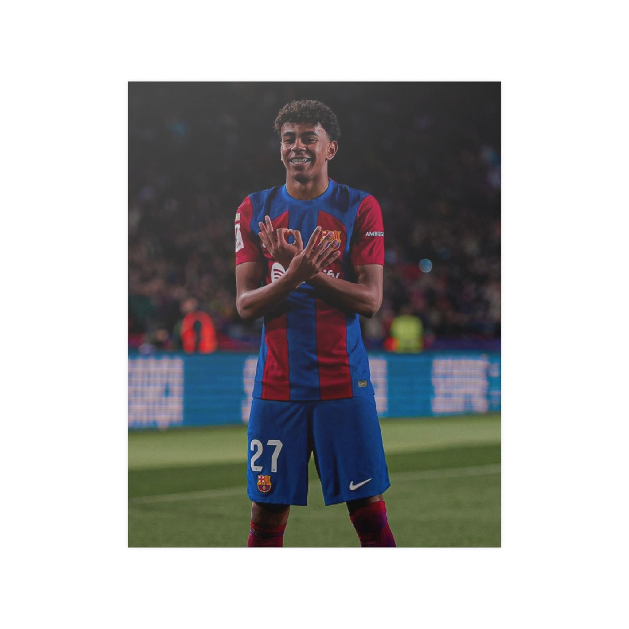Lamine Yamal Barcelona Poster | Euro 2024 Poster | Soccer Player | England Football | Wall Art Poster | Room Decor