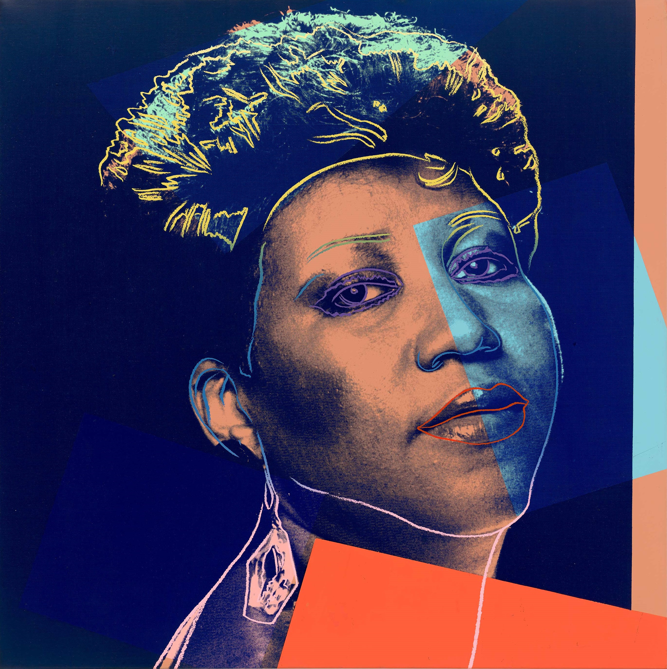 Aretha Franklin Photo Canvas Portrait