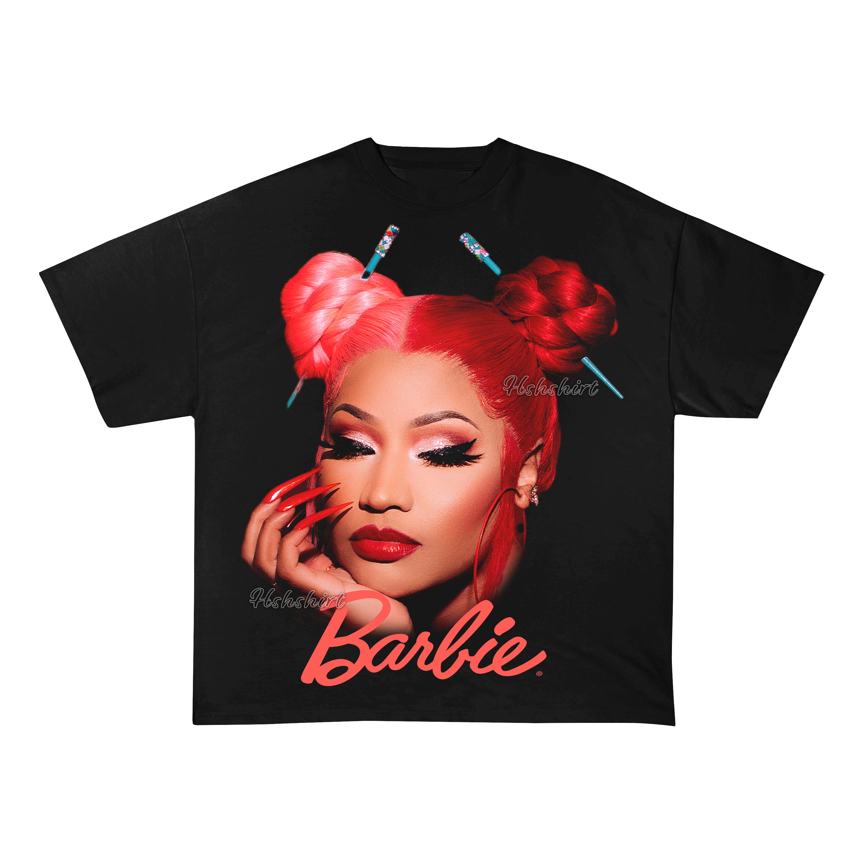 Nicki Minaj Shirt, Nicki Minaj T-Shirt Graphic Tee Rapper Homage Graphic Shirt