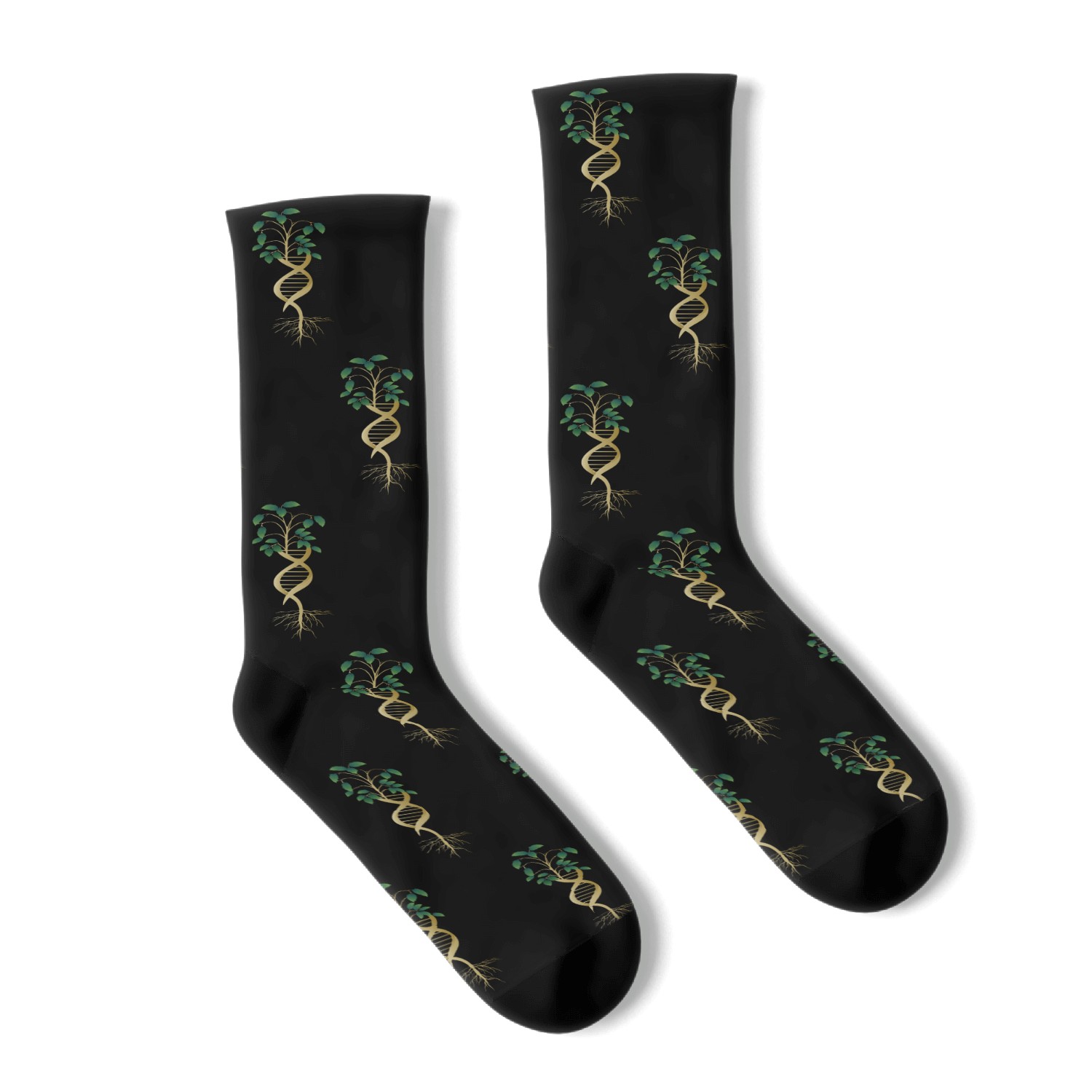 DNA Tree Life Earth Genetics Biology Science Socks