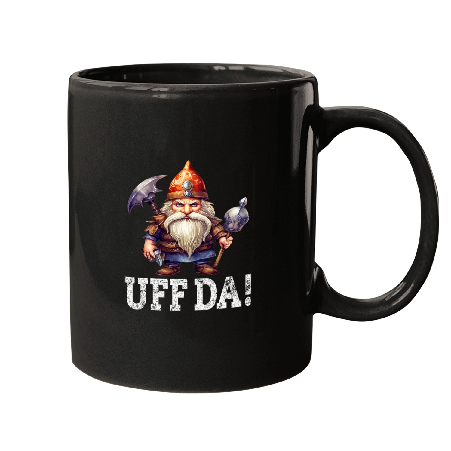 Uff Da Norwegian Quote Scandinavian Viking Gnome 1 Mugs