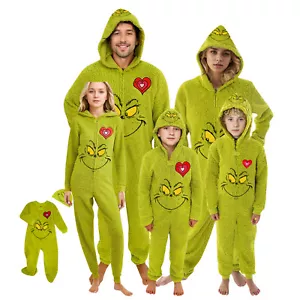 Funny Character Hooded Jumpsuit | Christmas Pajama Outfits | Family Matching Pajamas