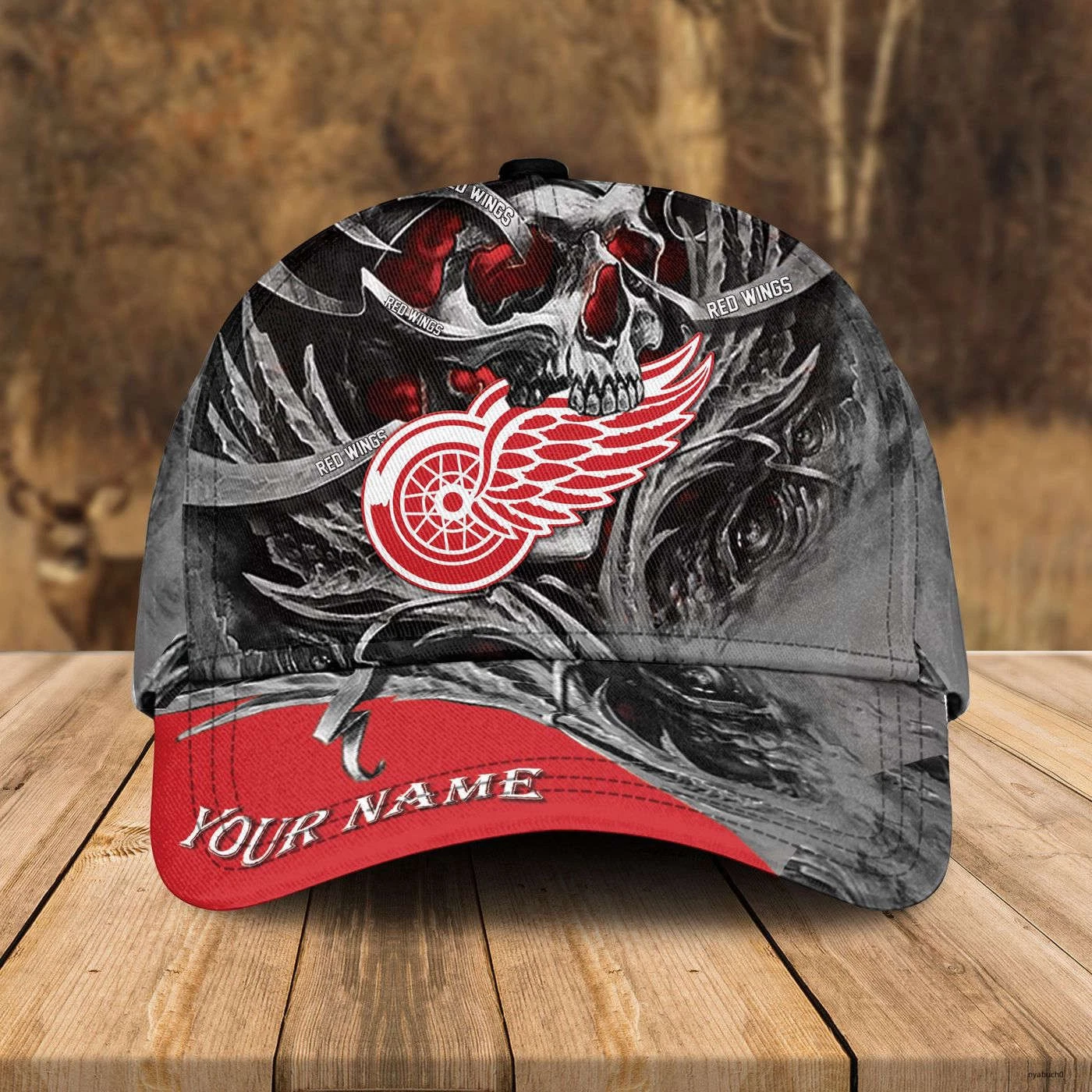 Personalize Detroit Red Wings Classic Cap Gift For Fans