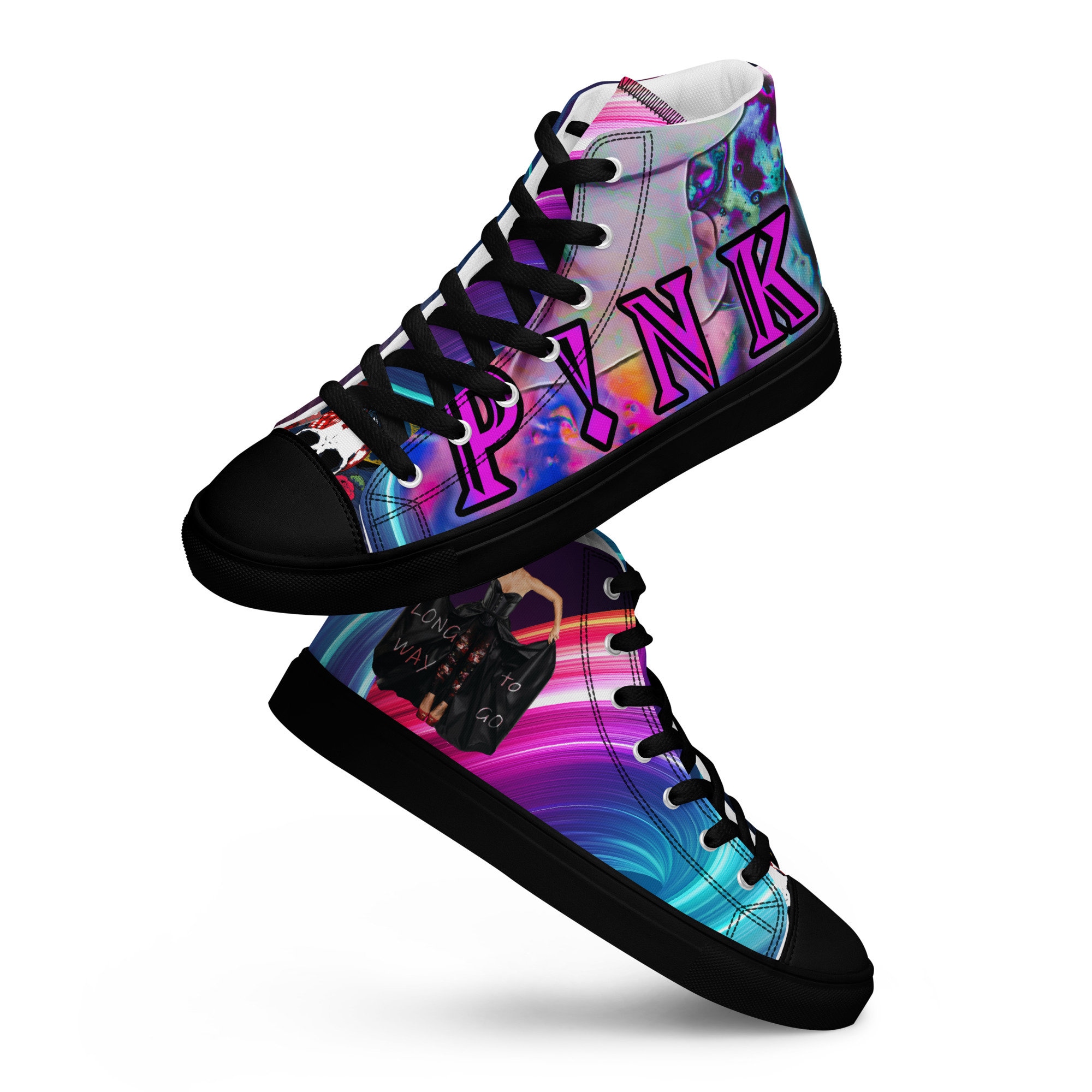 Women's High Top Canvas Sneakers