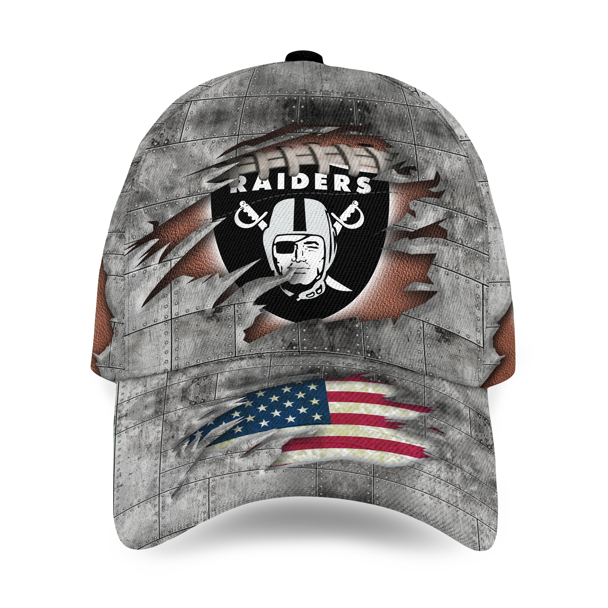 Oakland Raiders football Cap Classic Personalized, Sport Gift For Fans, Baseball Cap, Gift Ideas, Dad Gift