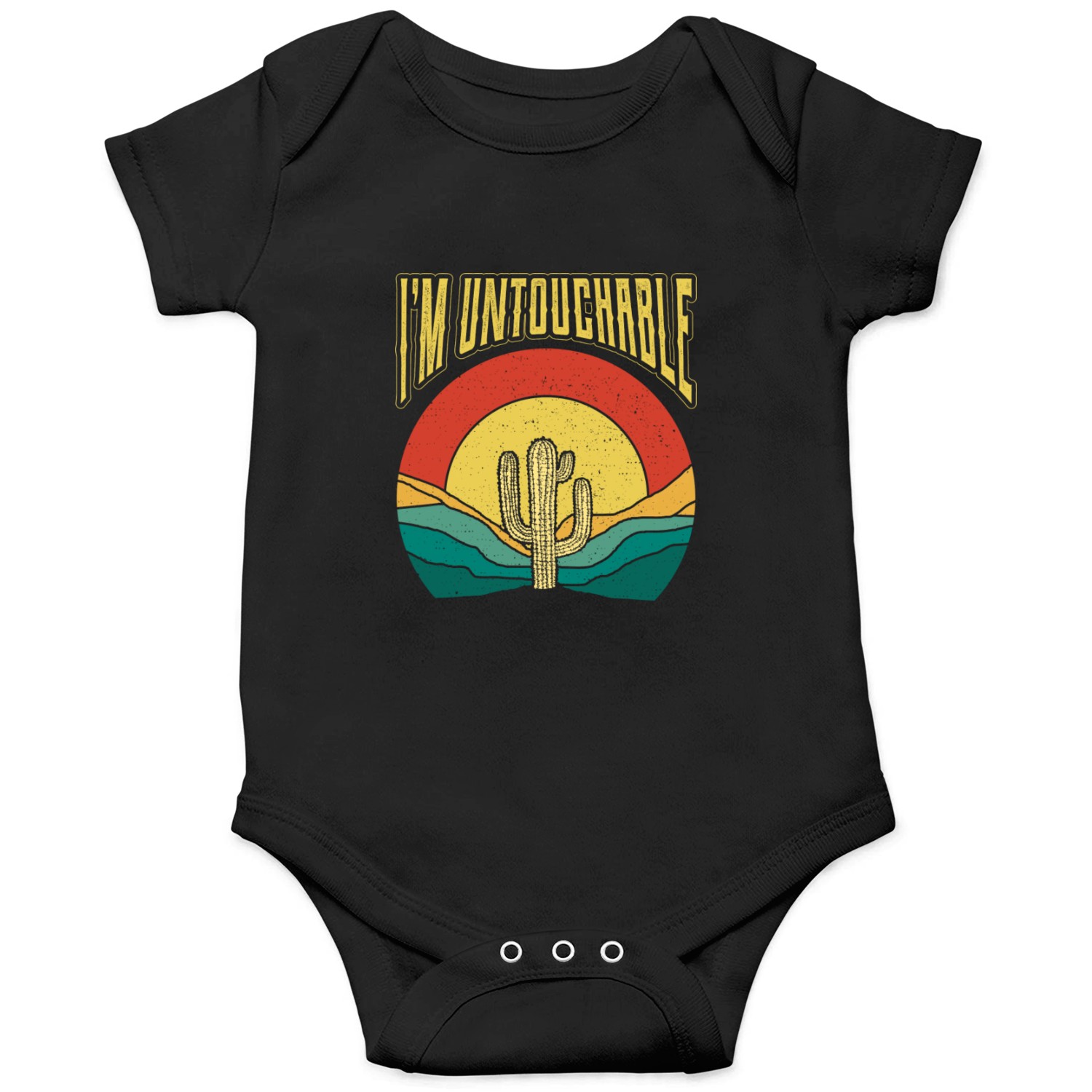 Im Untouchable Plant Nature Succulents Punny Onesies